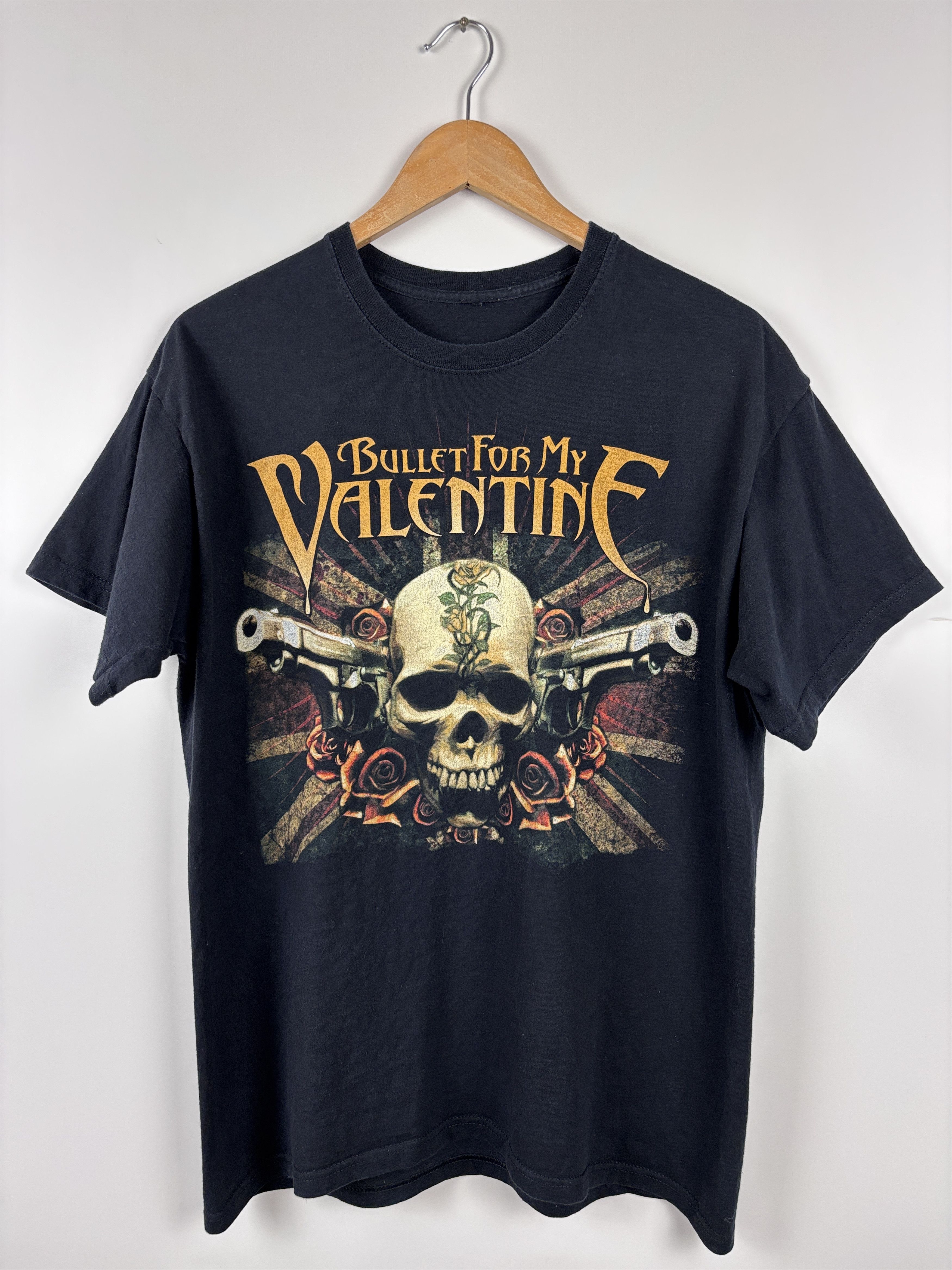 Band Tees × Vintage Vintage Bullet For My Valentine Rock Band T-Shirt Size ~M Size US M / EU 48-50 / 2 - 1 Thumbnail