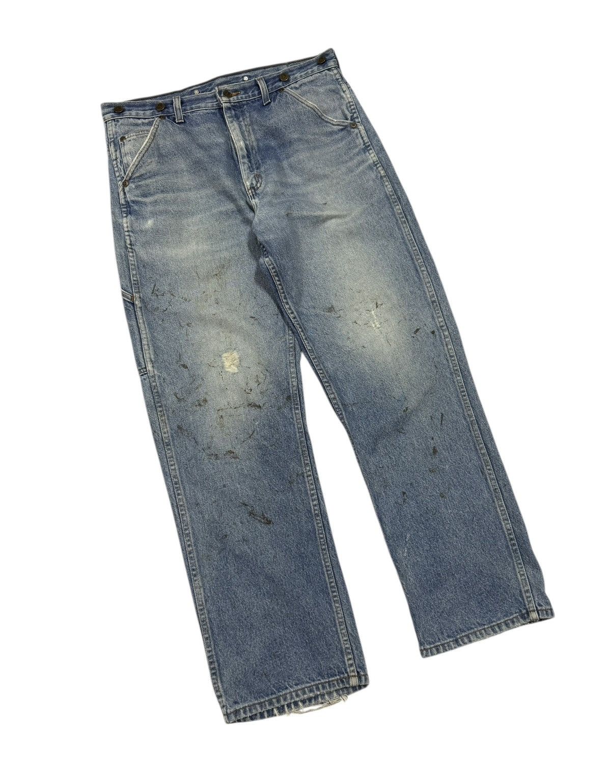 Ben Davis Vtg🔥1993 Ben Davis Workers Carpenter Jeans Size US 36 / EU 52 - 9 Thumbnail