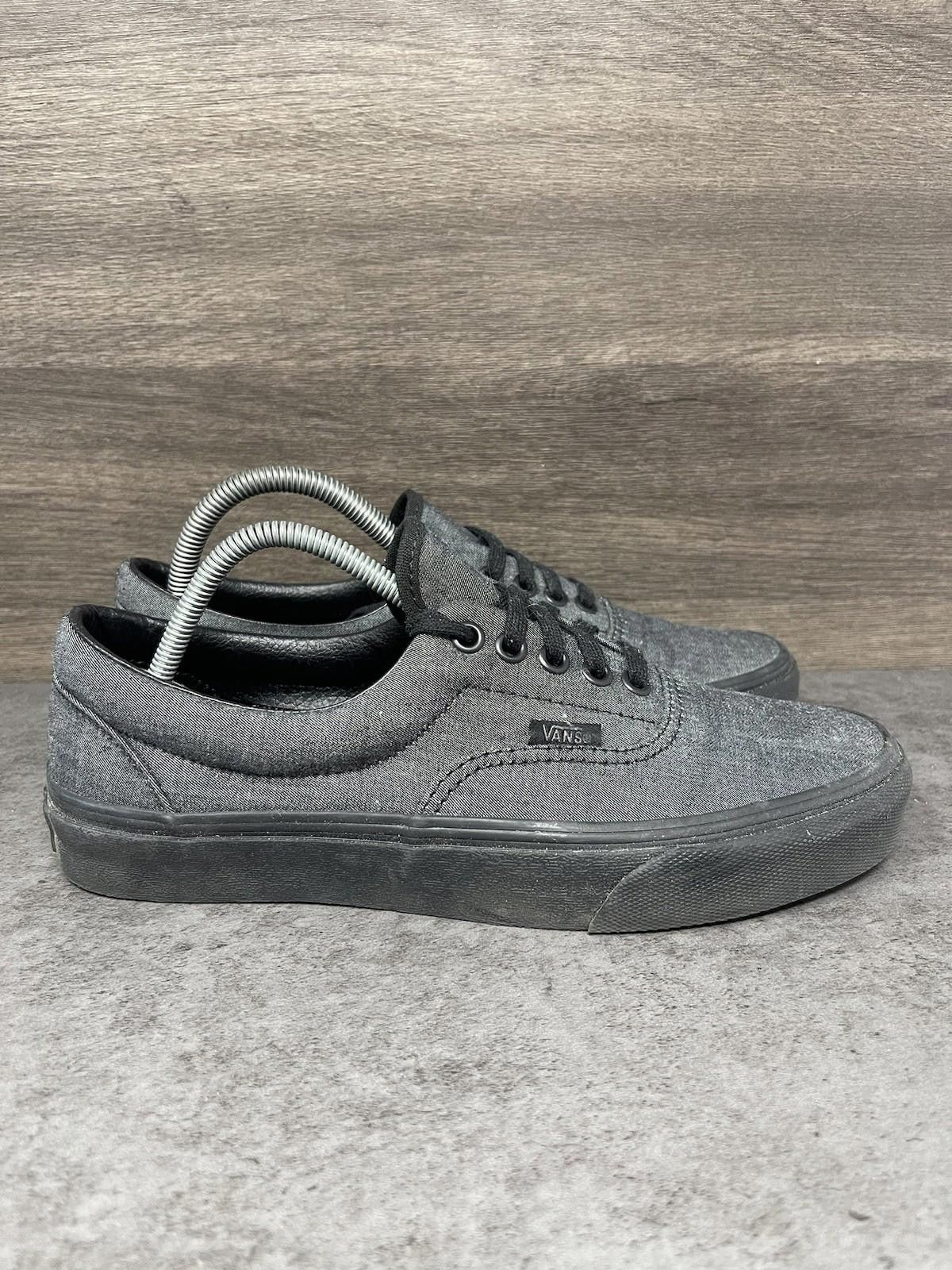 Vans Vans Era Mono Chambray Black Shoes Mens Size 7 Sneakers Size US 7 / EU 40 - 5 Thumbnail