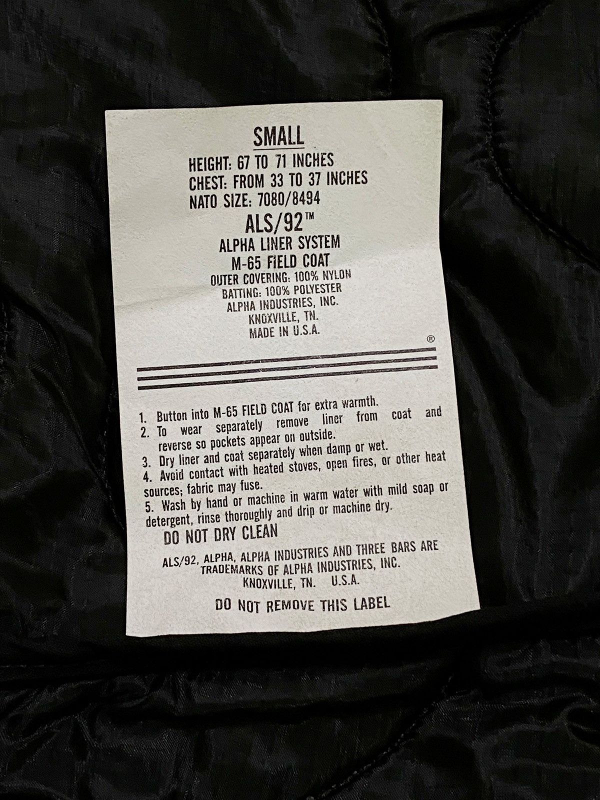 Alpha Industries Alpha Industries M-65 Field Coat Made in USA Size US S / EU 44-46 / 1 - 7 Thumbnail