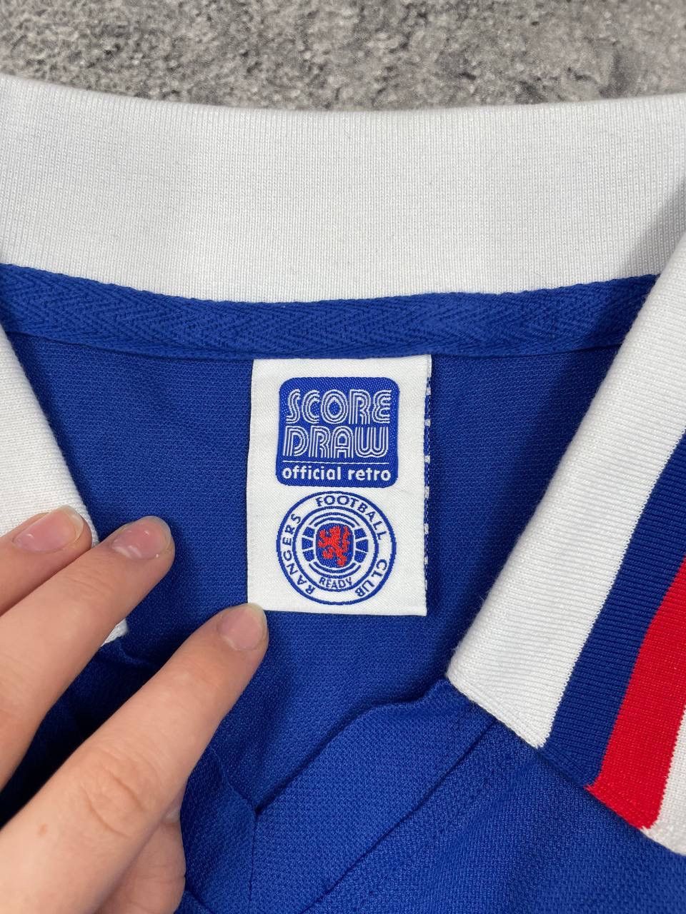 Other Score Draw Rangers FC 1980/81 Retro Football Shirt Blue Size US L / EU 52-54 / 3 - 4 Thumbnail