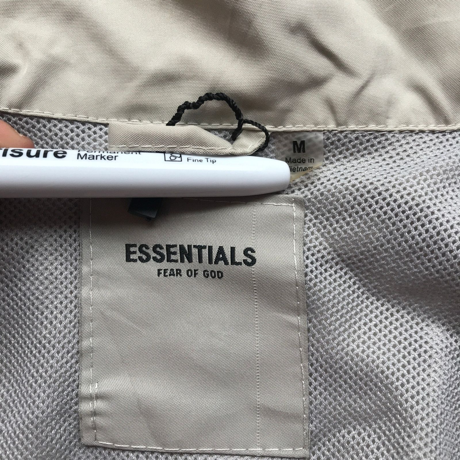 Essentials Essentials Fear of God Coach Windbreaker Jacket Mens M Gray Size US M / EU 48-50 / 2 - 4 Thumbnail