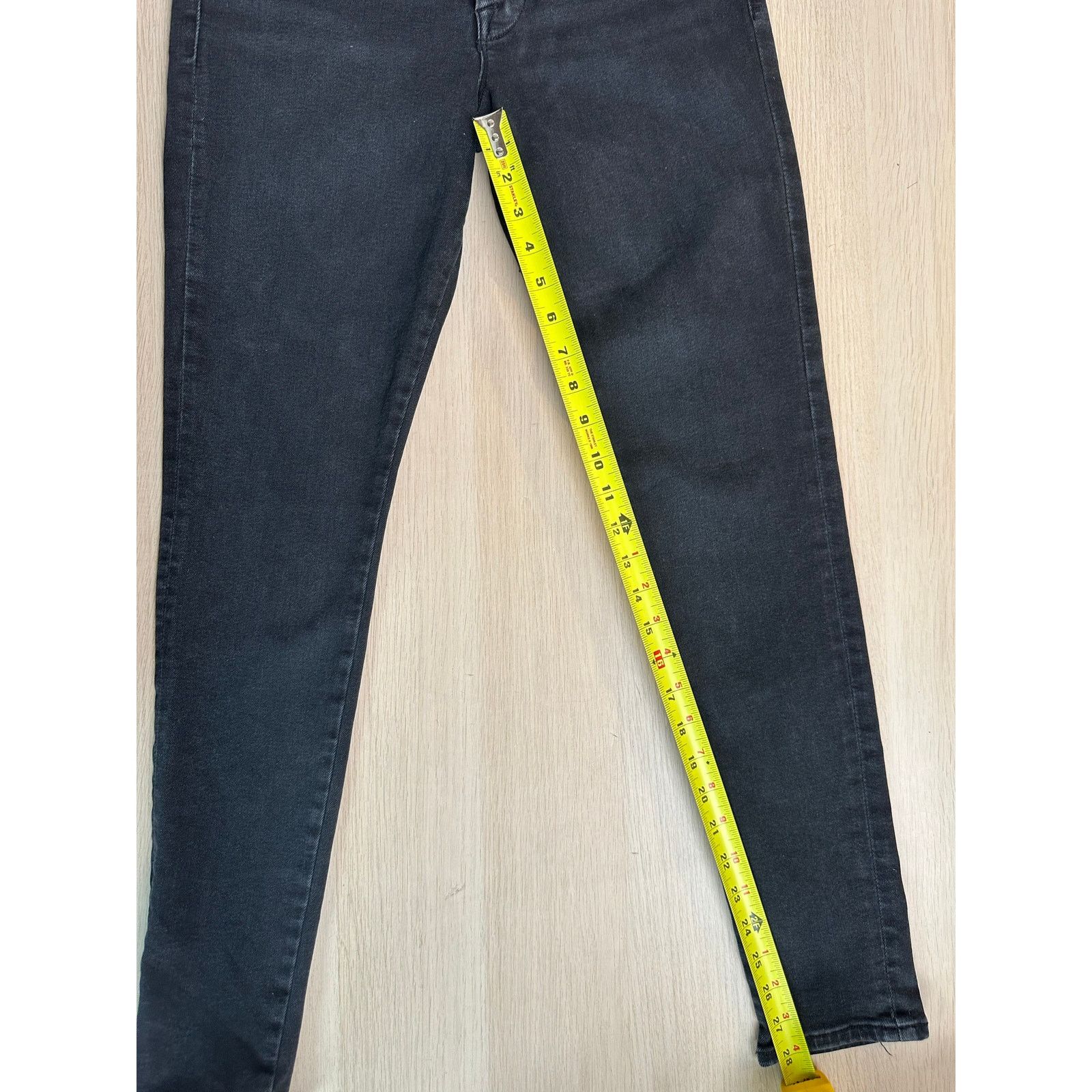 Frame Frame Black Skinny Denim Jeans - Size 2 - MINT Size 26" / US 2 / IT 38 - 4 Thumbnail