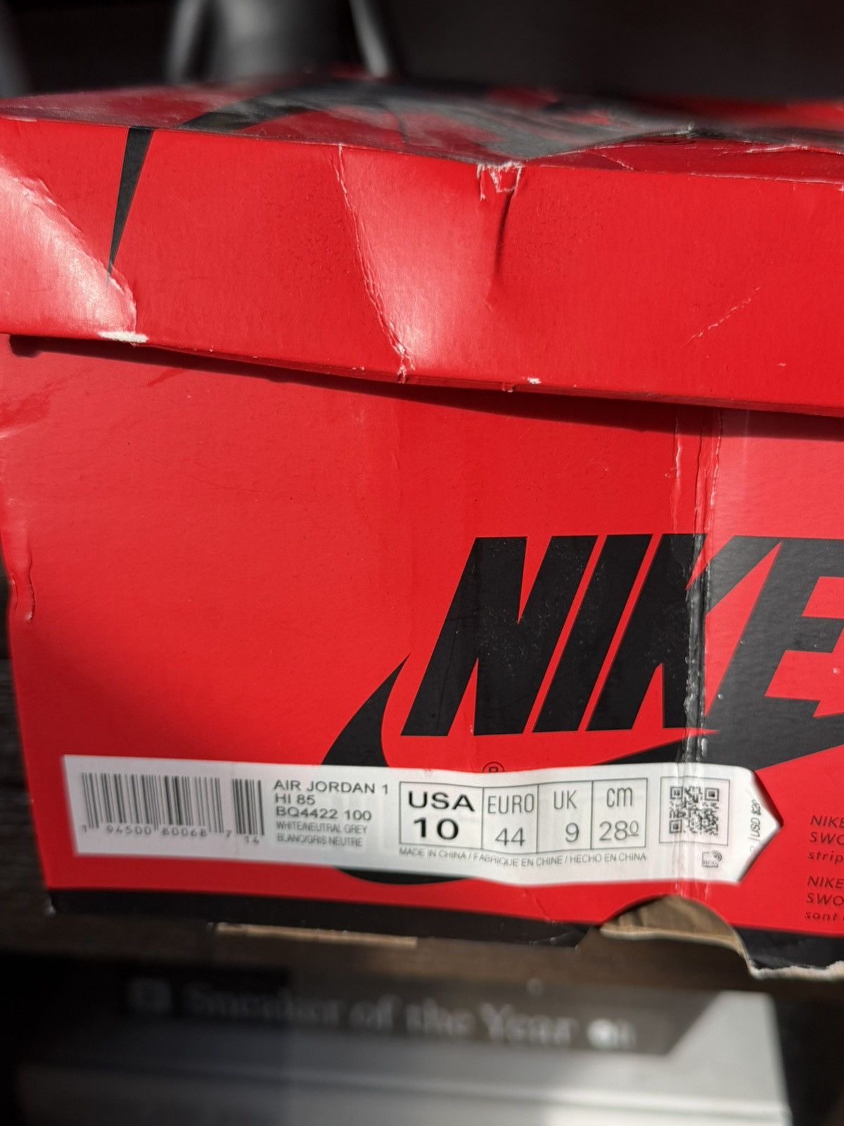 Jordan Brand Jordan 1 Retro High ‘85 OG “Neutral Gray” - CUSTOM VINTAGE Size US 10 / EU 43 - 10 Thumbnail