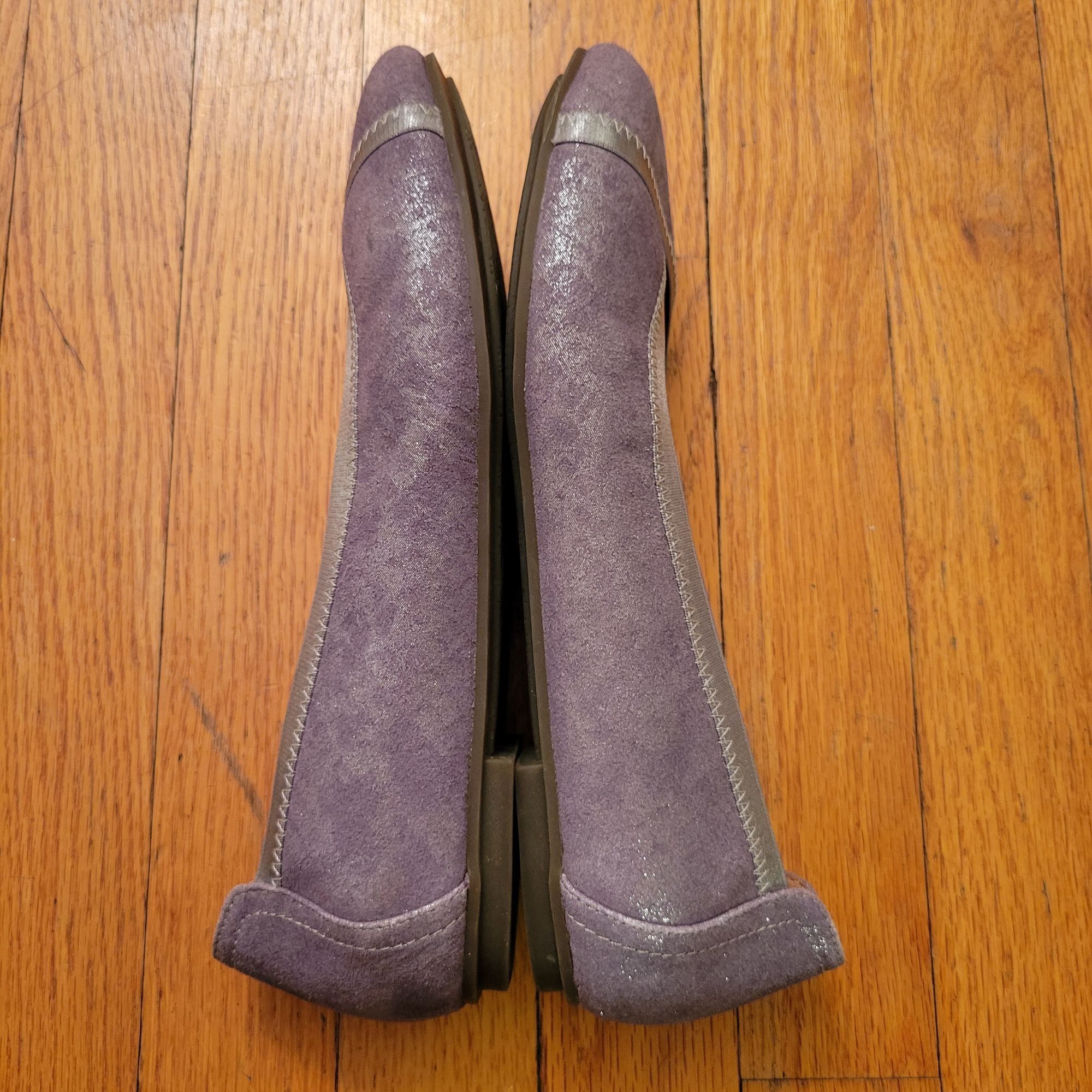 Vionic Vionic CAROLL Flats Silver Gray 8.5 Metallic Leather Comfort Size US 8.5 / IT 38.5 - 5 Thumbnail