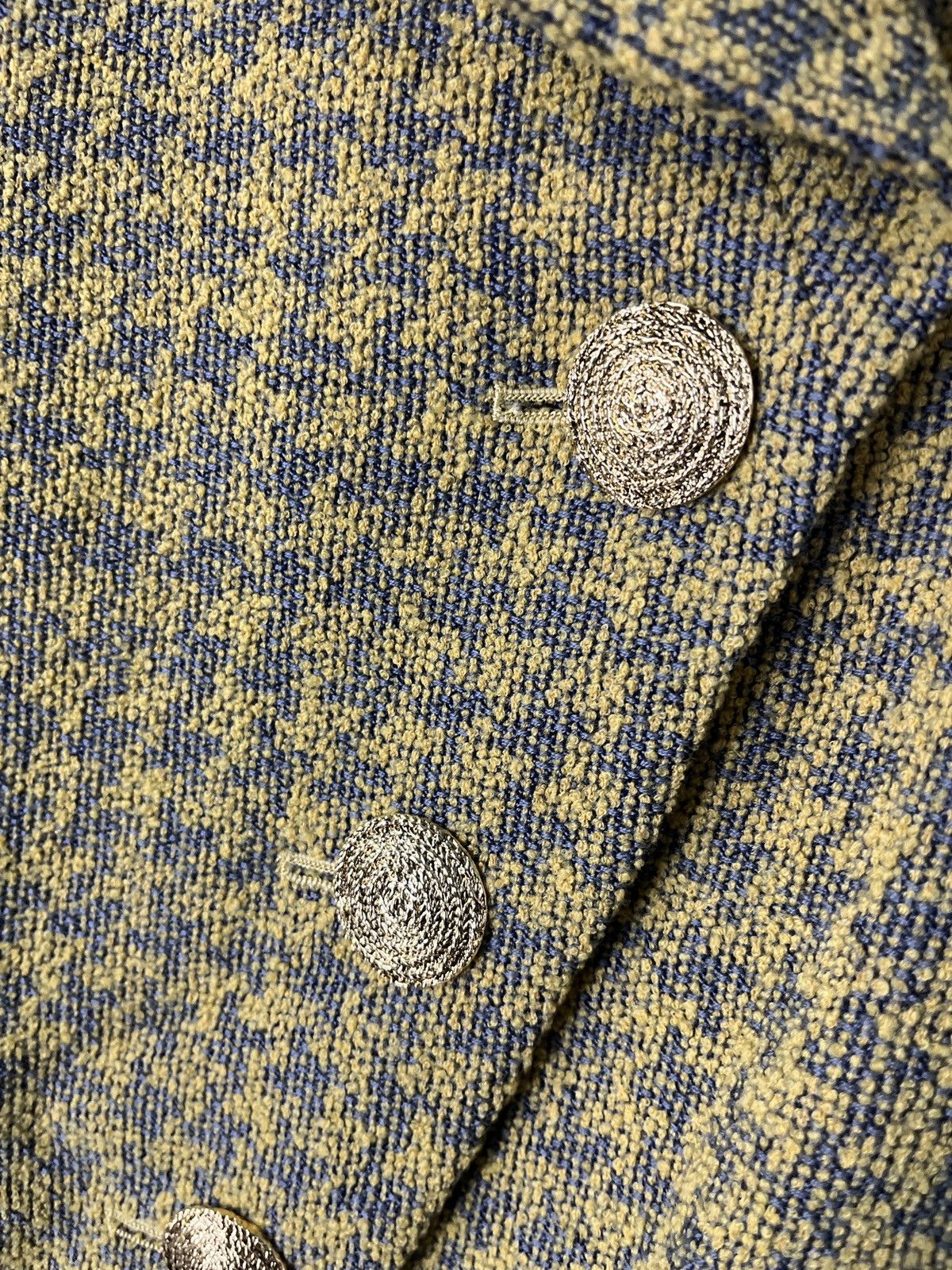 Pierre Cardin × Vintage Pierre Cardin Houndstooth Wool Jacket Made in Japan Size S / US 4 / IT 40 - 6 Thumbnail