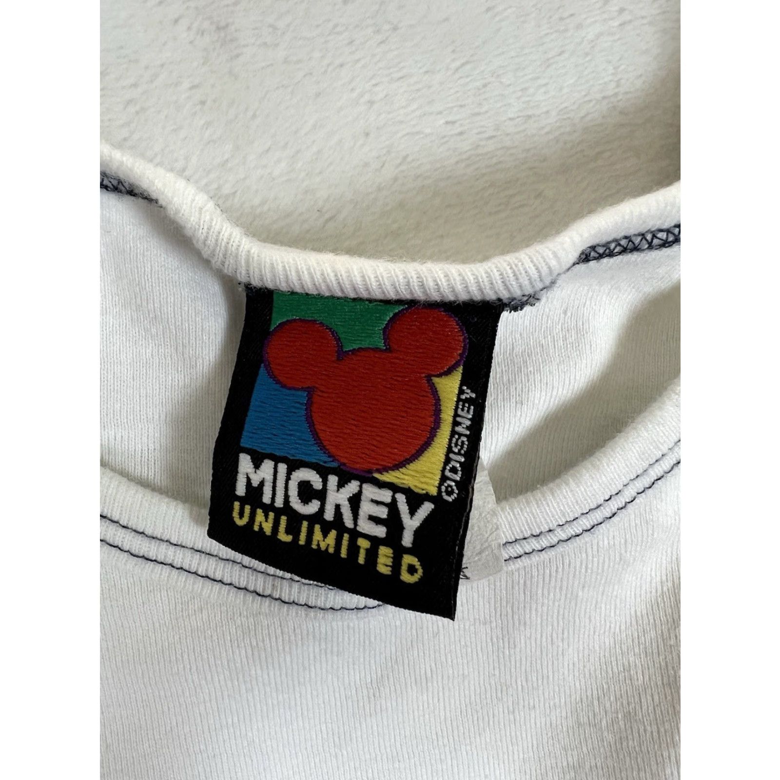 Mickey Unlimited VINTAGE Mickey Unlimited Pluto T-Shirt Women L White 100% Cotton USA 90s Cartoon Short Sleeve Mens Womens Boys Girls Size L / US 10 / IT 46 - 5 Thumbnail