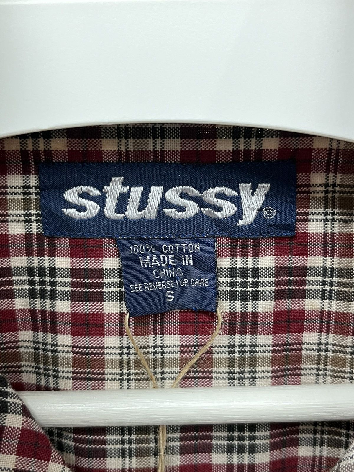Stussy VINTAGE 90's STUSSY PLAID BUTTON UP SHIRT Size US S / EU 44-46 / 1 - 6 Thumbnail