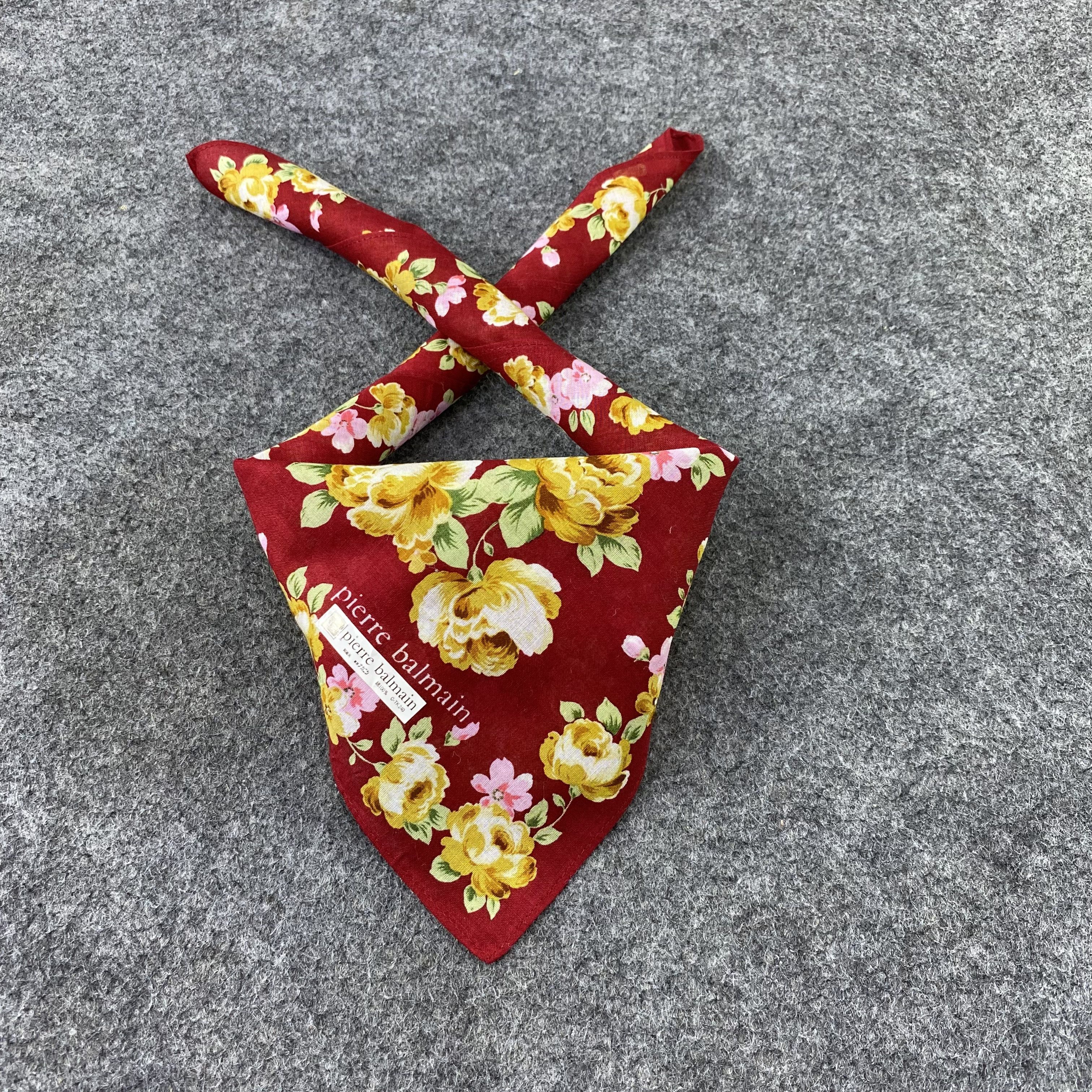 Pierre Balmain × Vintage Pierre Balmain Handkerchief / Bandana / NeckerchiefB1388 Size ONE SIZE - 2 Thumbnail