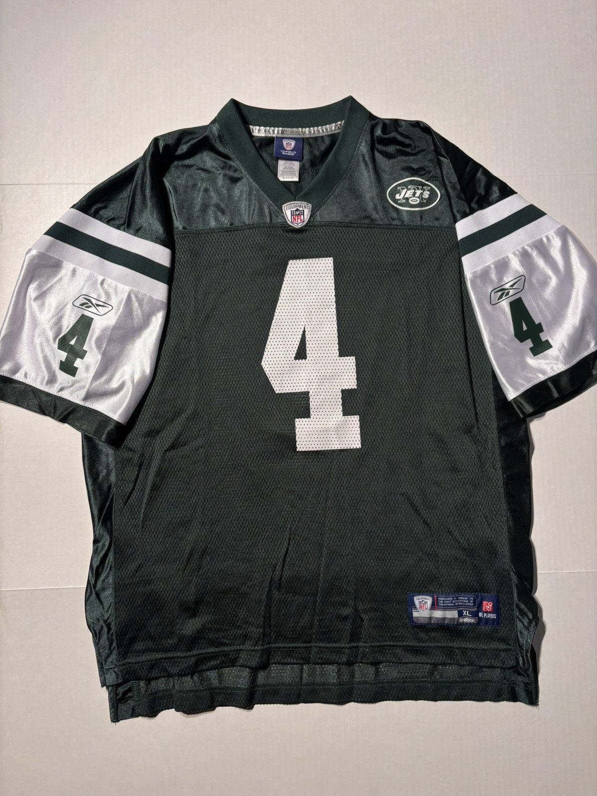 NFL Reebok On Field New York Jets Brett Favre #4 NFL Jersey XL Size US XL / EU 56 / 4 - 1 Thumbnail