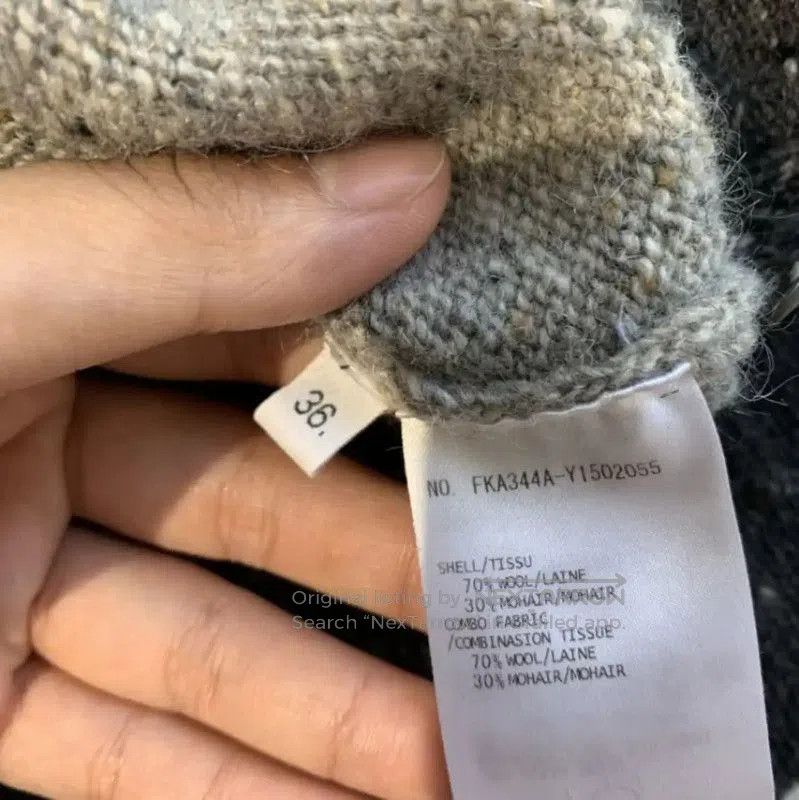 Thom Browne Thom Browne Dark Gray Wool Sweater for Women . Size M / US 6-8 / IT 42-44 - 5 Thumbnail