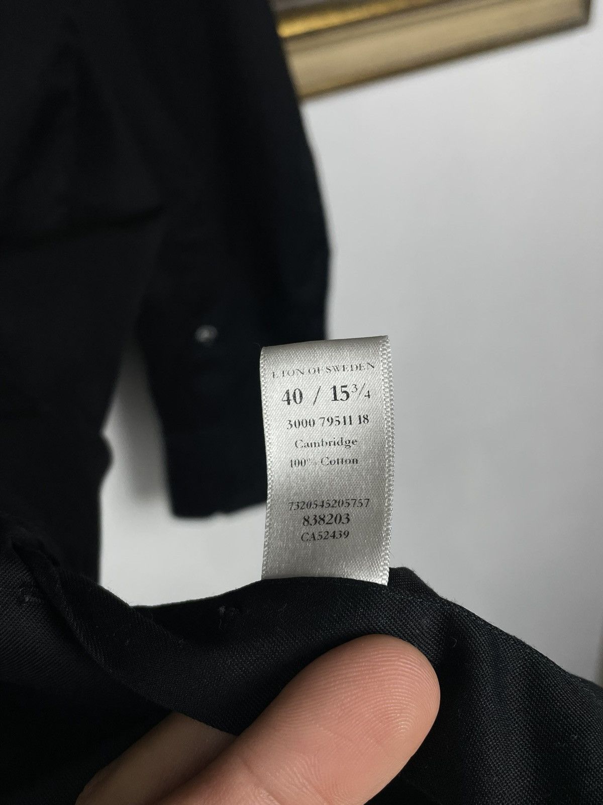 Eton Eton Black Shirt Old Money Luxury Designer Premium Size US M / EU 48-50 / 2 - 7 Thumbnail