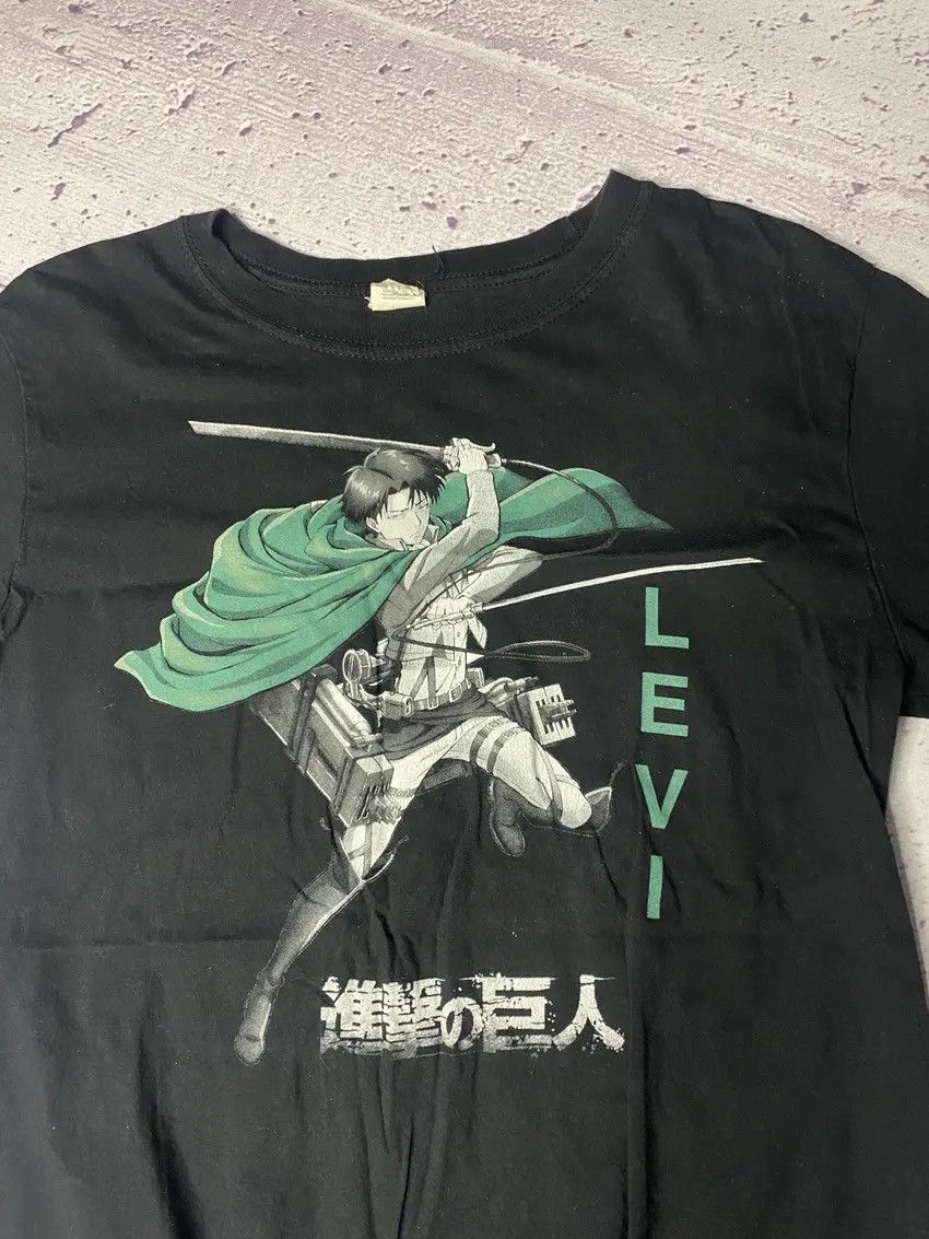 Other Attack On Titan Levi Anime Cartoon Black🕷️ Size US M / EU 48-50 / 2 - 5 Thumbnail