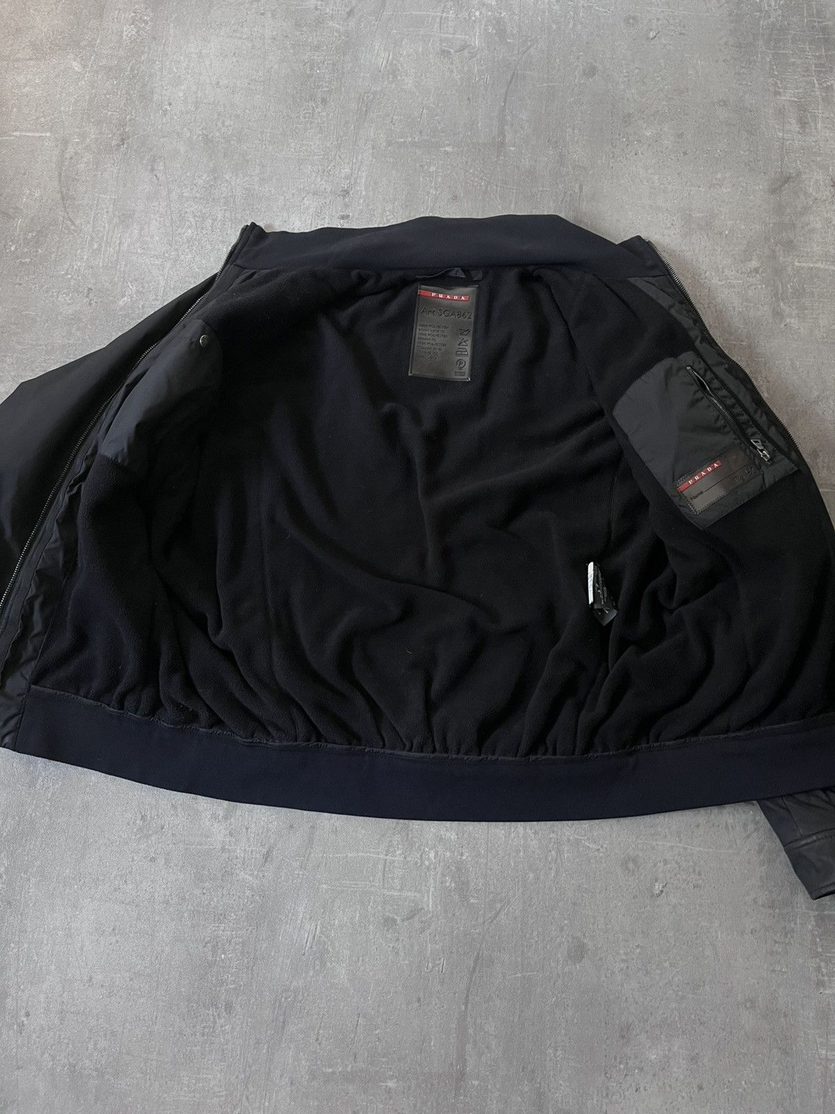 Prada Prada F/W 2007 Bomber jacket black nylon Size US L / EU 52-54 / 3 - 13 Thumbnail