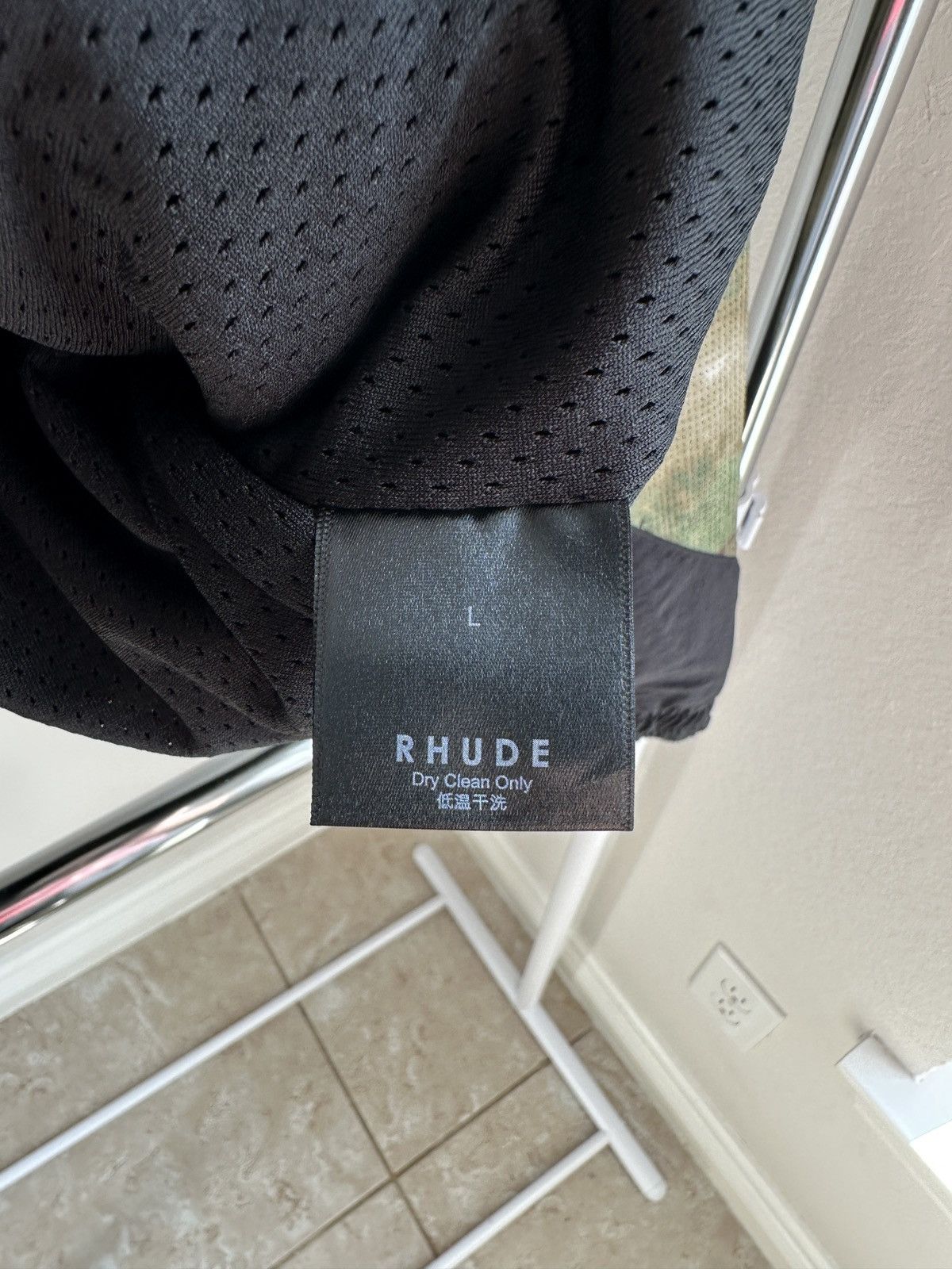 Rhude Flight Track Jacket Black Camo Size US L / EU 52-54 / 3 - 8 Thumbnail