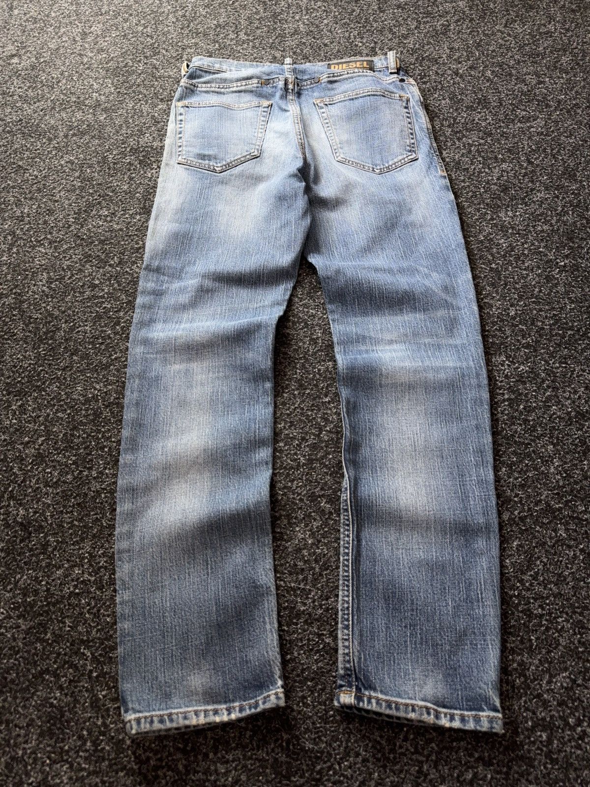 Diesel Diesel D-Fetar Distressed Denim Jeans Light Wash Size US 28 / EU 44 - 14 Thumbnail