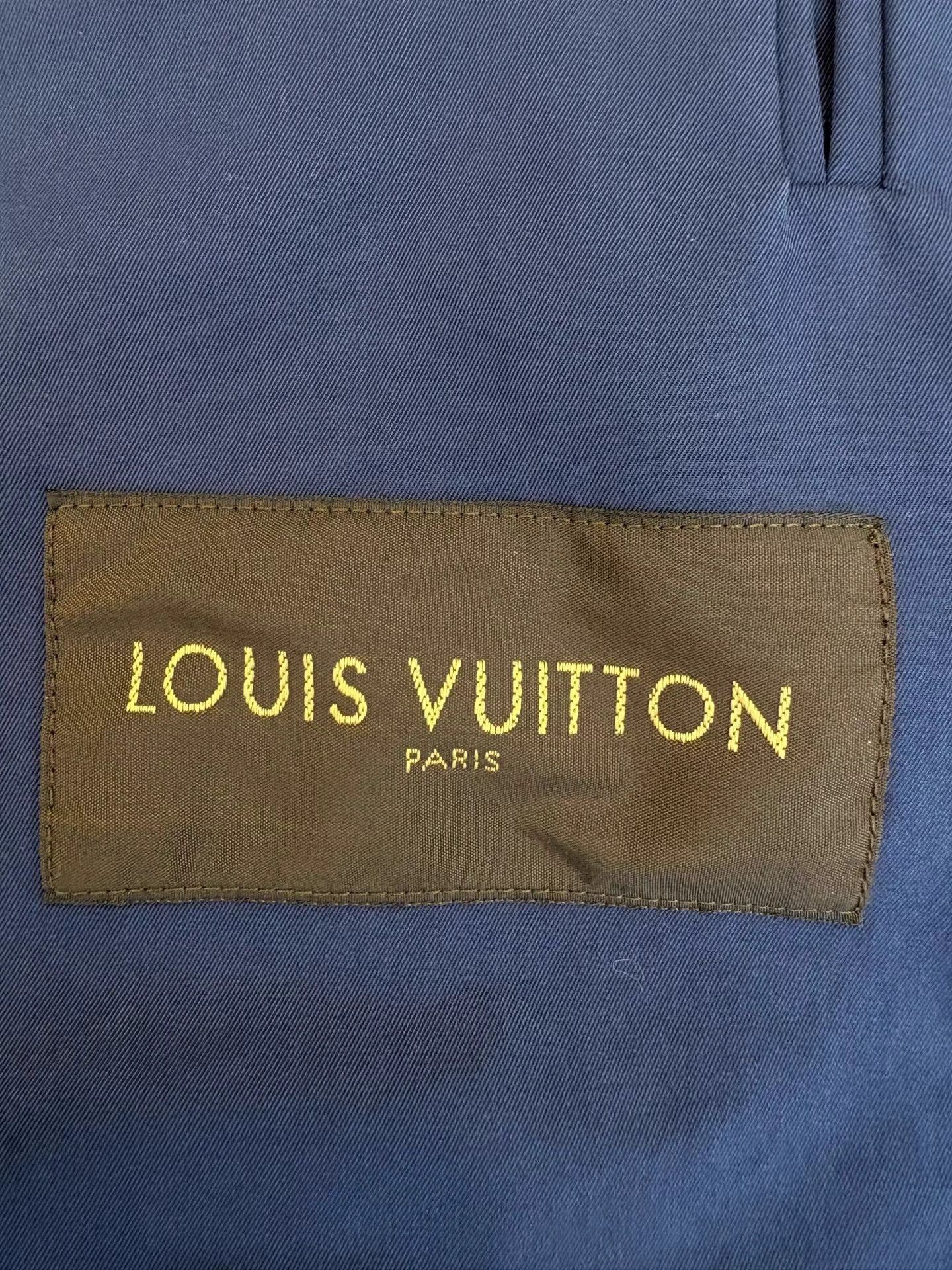 Louis Vuitton LV Dark Blue Trench Coat K1 Size US S / EU 44-46 / 1 - 4 Thumbnail