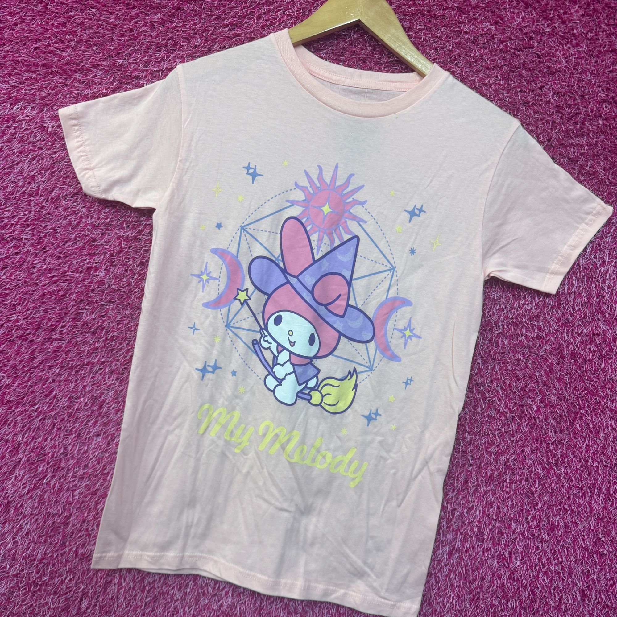 Ripple Junction My Melody Spooky Astro Witch Kawaii Sanrio Women’s Tee M Size US M / EU 48-50 / 2 - 3 Thumbnail