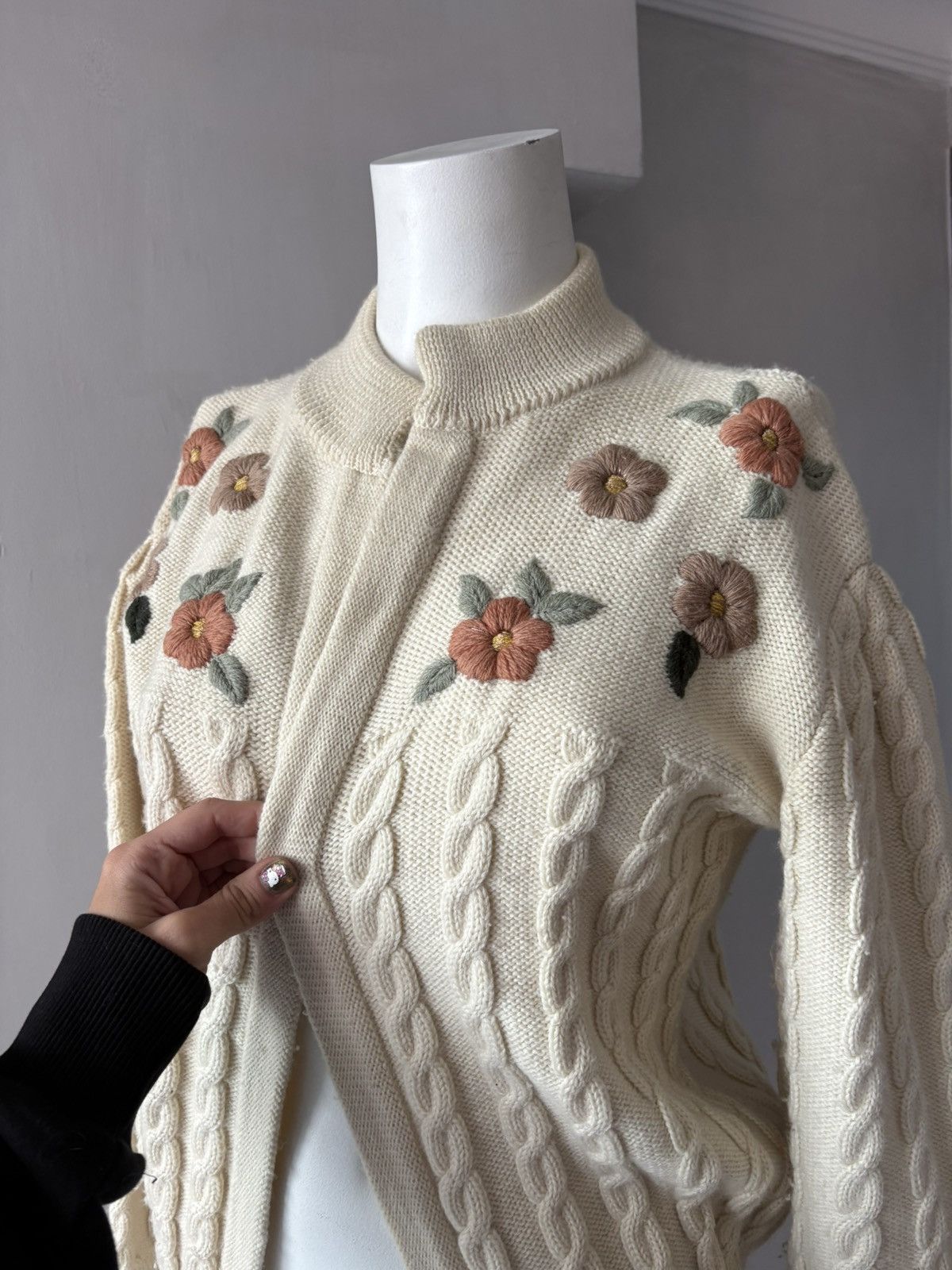 Vintage Vintage wool cardigan Size L / US 10 / IT 46 - 5 Thumbnail