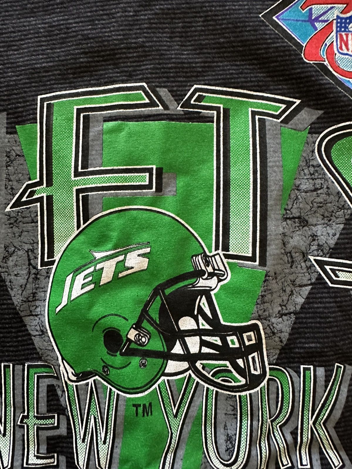 Salem Sportswear × Vintage Vintage 1994 New York Jets T-shirt XL Single Stitch Tee 90s Size US XL / EU 56 / 4 - 3 Thumbnail