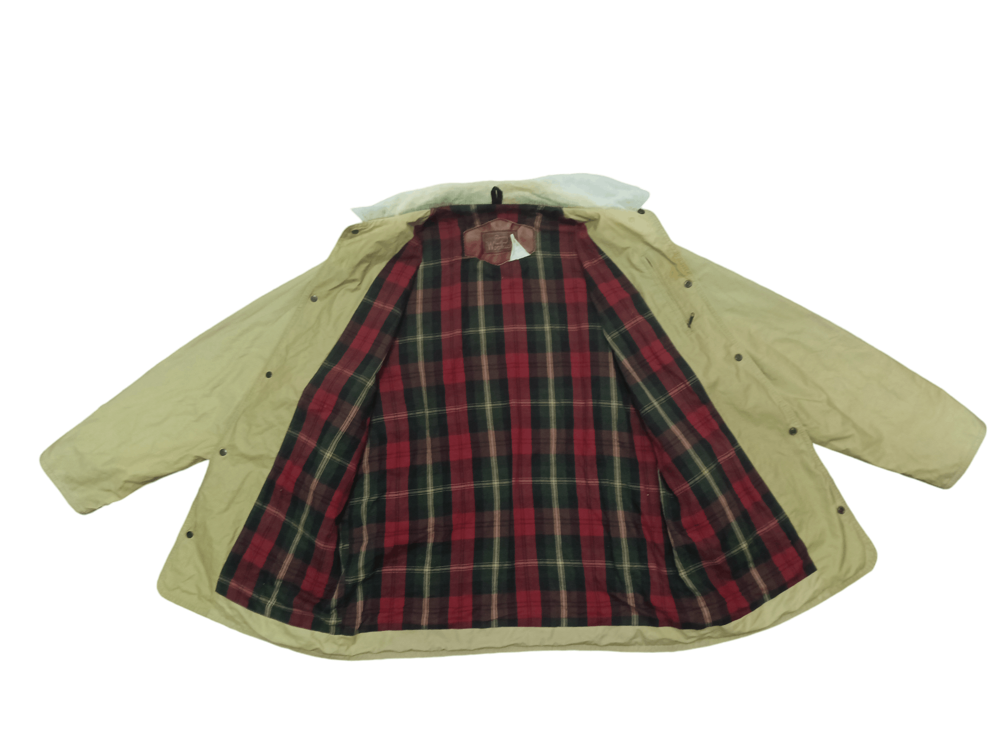 Woolrich Woolen Mills Distressed thrashed Woolrich BLANKET Lined Barn Coat Jacket Size US L / EU 52-54 / 3 - 11 Thumbnail