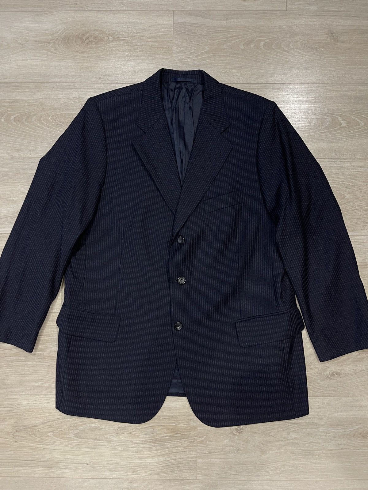 Loro Piana Windsor Luxury Blazer Loro Piana Winter Tasmanian Wool Size 44R - 11 Thumbnail