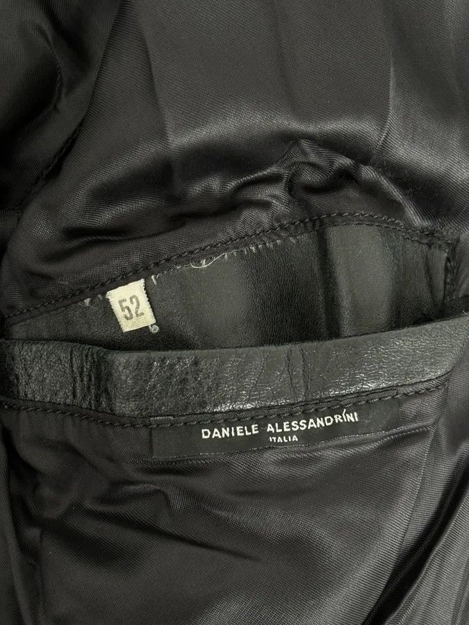 Daniele Alessandrini AW2005 Daniele Alessandrini Black Eroded Buttoned Leather Jacket Size US L / EU 52-54 / 3 - 9 Thumbnail