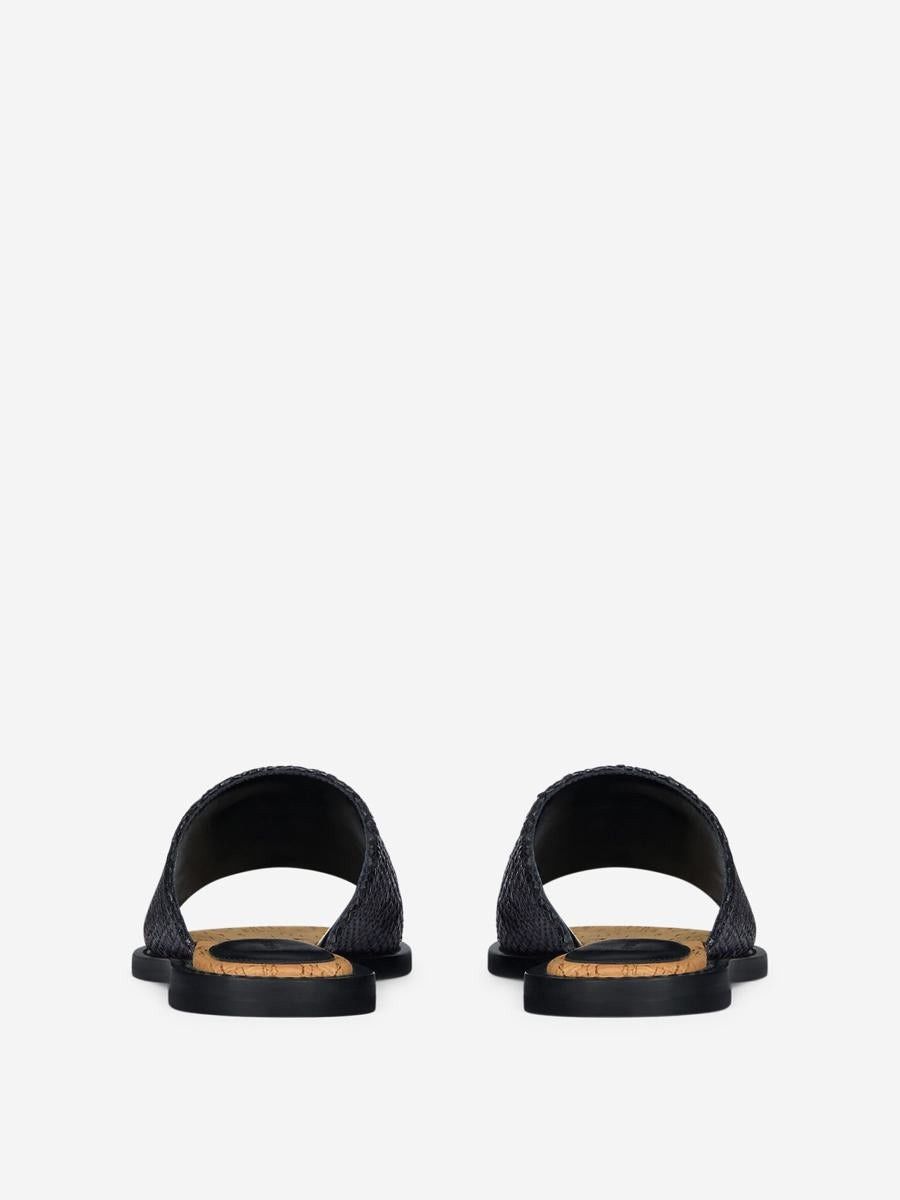 Givenchy o1srvl11e1224 Mule 4G Liquid Sandals in Black Size US 5 / IT 35 - 4 Thumbnail