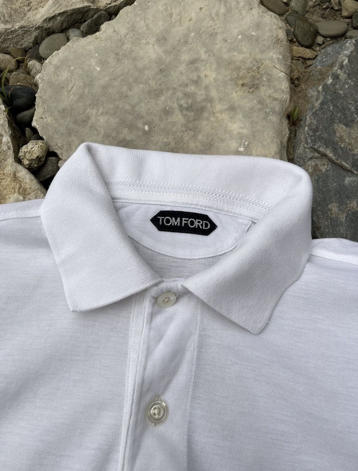 Tom Ford Tom Ford basic classic small logo thin polo t-shirt tee Size US M / EU 48-50 / 2 - 7 Thumbnail