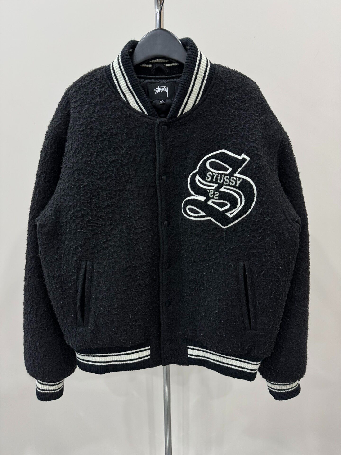 Nike × Stussy Stüssy x Nike Striped Wool Jacket | Grailed