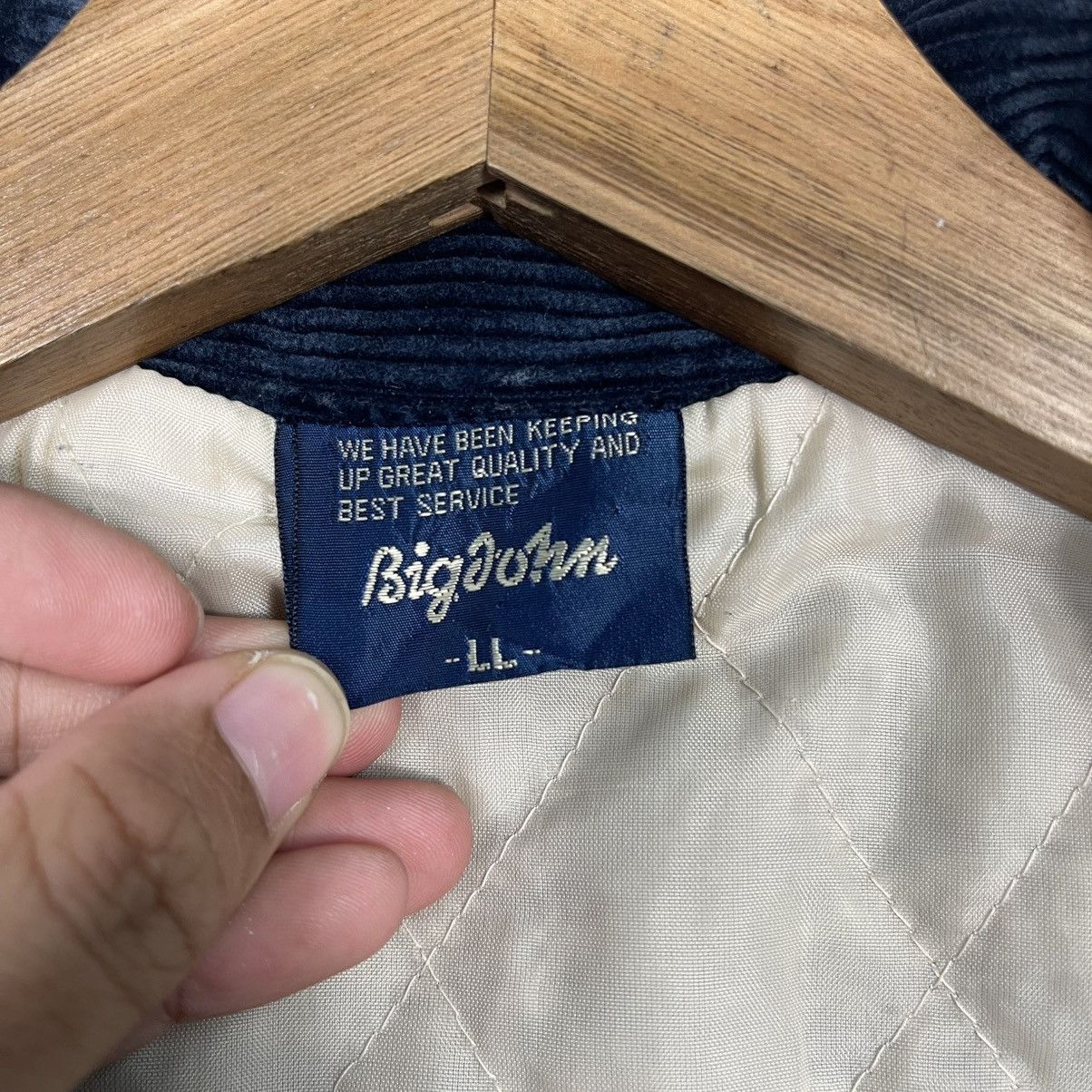 Big John Vintage 80s Big John Corduroy Button/Zipper Jacket Size US L / EU 52-54 / 3 - 16 Thumbnail