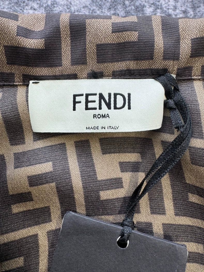 Fendi Fendi Silk Printed Sleep Shirt Size US M / EU 48-50 / 2 - 4 Thumbnail