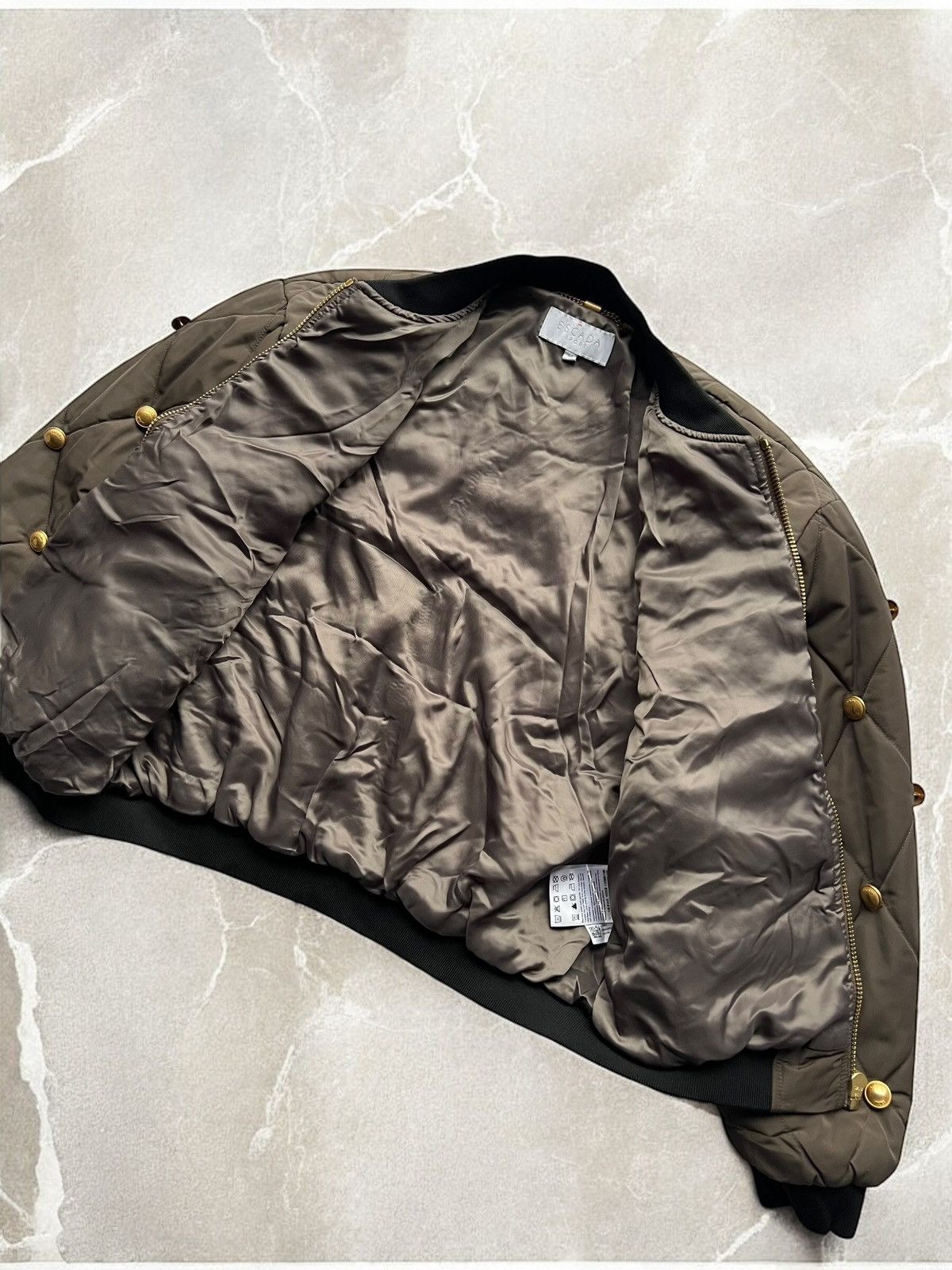 Escada × Vintage Offer👌🏻 ESCADA SPORT GOLDEN BUTTONS Bomber Jacket vintage y2k Size L / US 10 / IT 46 - 6 Thumbnail
