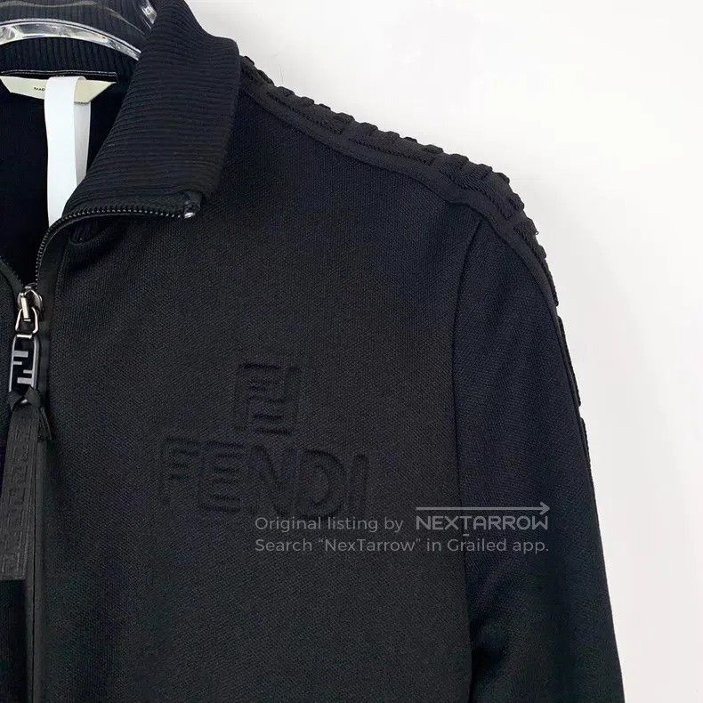 Fendi Fendi Double-sleeve logo edge stand-up collar black zipper Size XS / US 0-2 / IT 36-38 - 3 Thumbnail