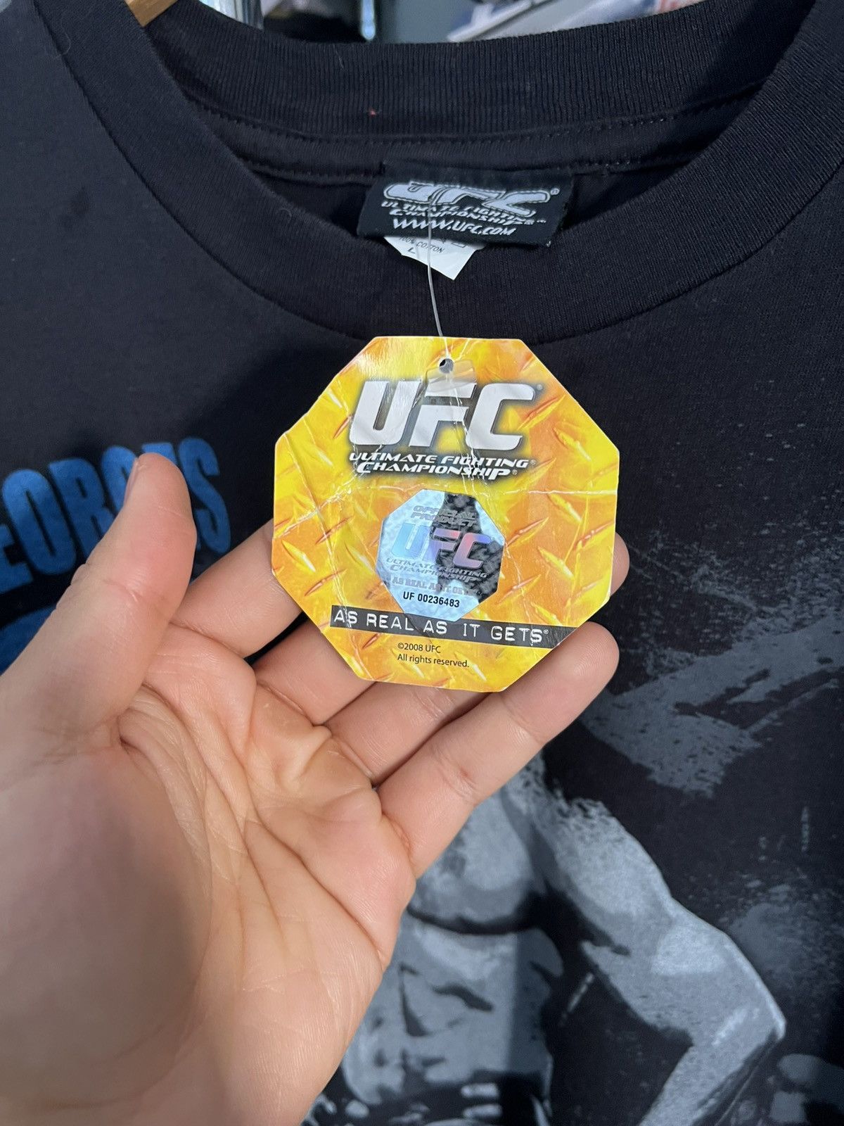 UFC 2008 Georges St Pierre MMA Fighter Box Tee Size US M / EU 48-50 / 2 - 5 Thumbnail