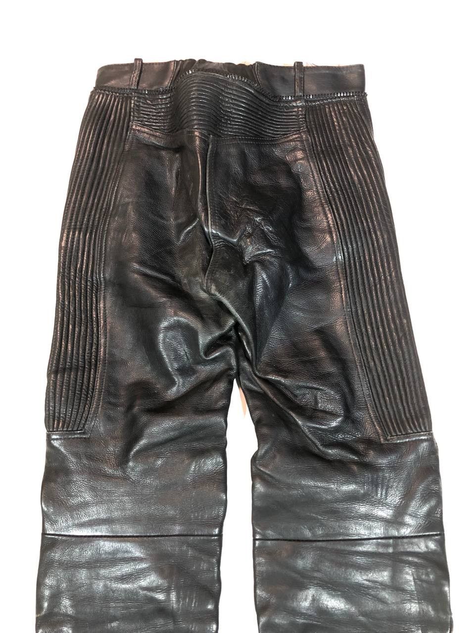 Leather Racing Moto Biker Leather Pants Vintage Size US 30 / EU 46 - 6 Thumbnail