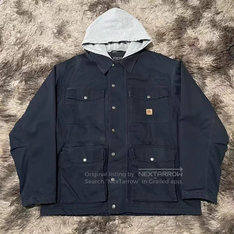 Balenciaga Balenciaga Hooded cotton padded jacket Size US L / EU 52-54 / 3 - 1 Thumbnail