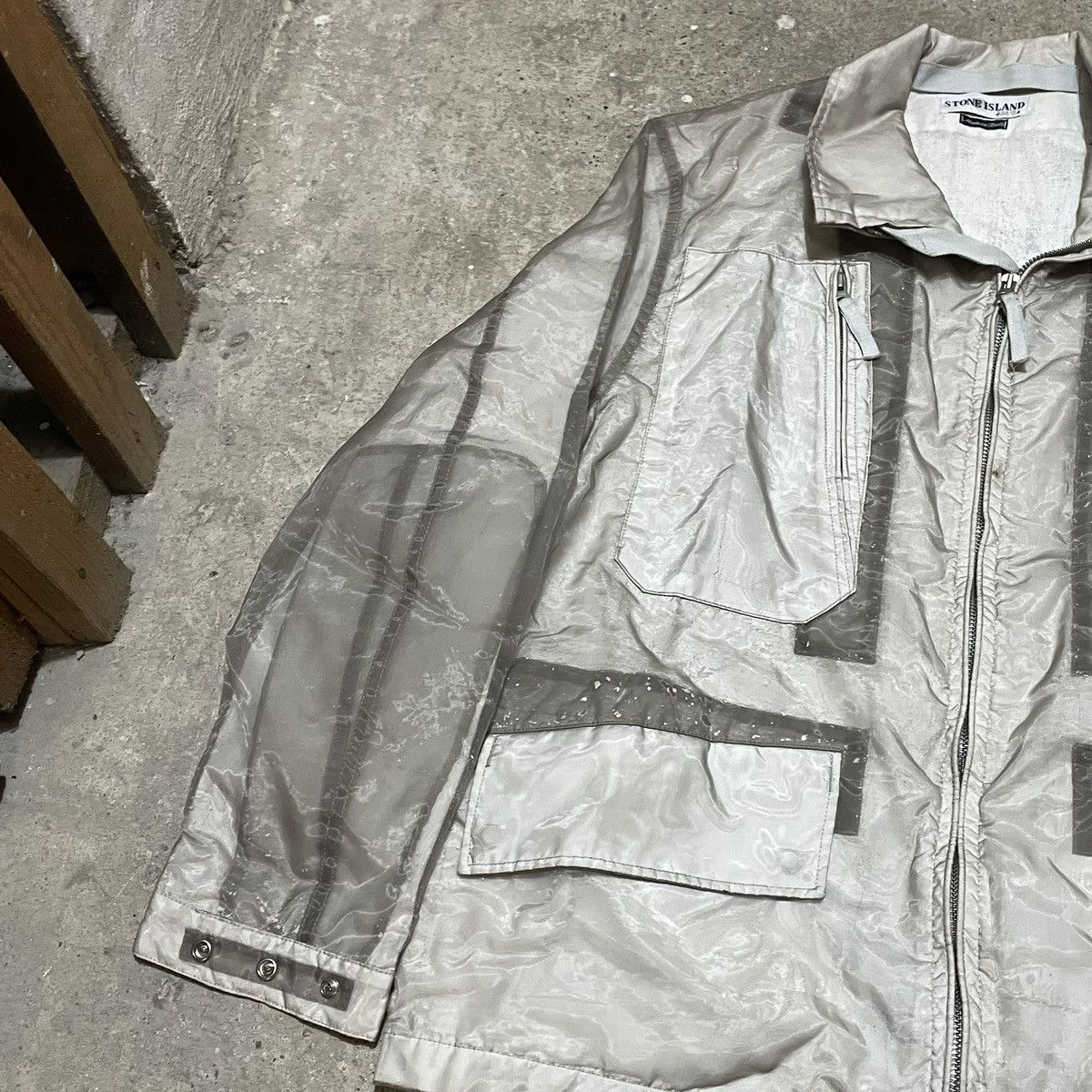 Stone Island Vintage stone island 2001 monofilament dual layer jacket Size US L / EU 52-54 / 3 - 2 Thumbnail