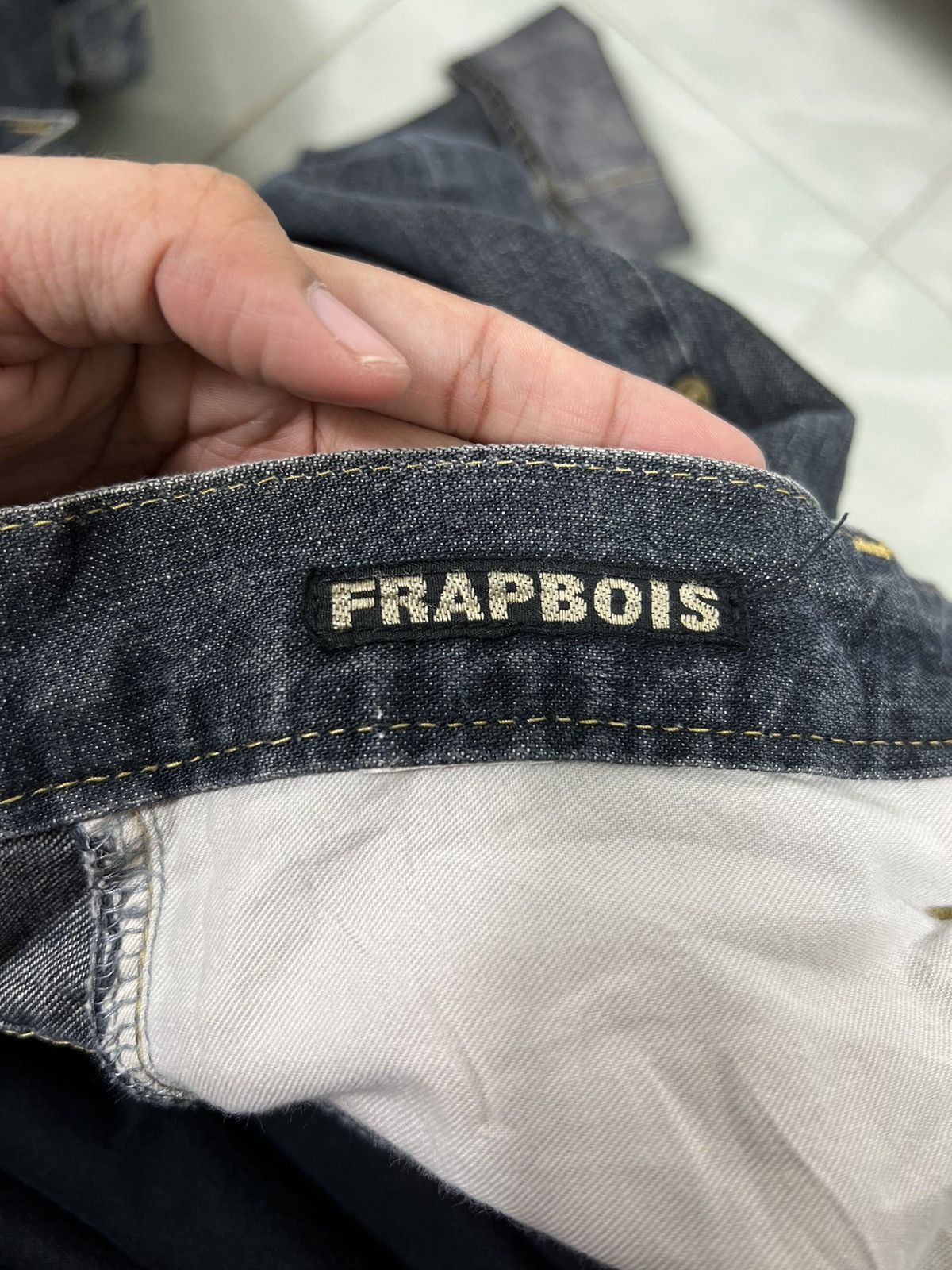 Frapbois × Issey Miyake 🔥 FLARE FRABOIS ASYMETRICAL DENIM Size US 34 / EU 50 - 12 Thumbnail