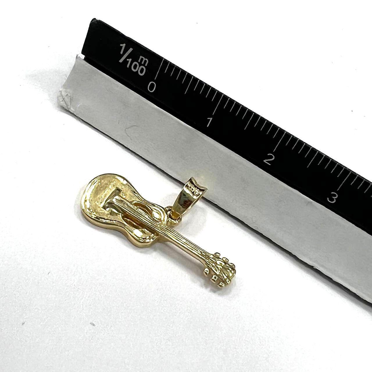 Other 14K Yellow Gold Guitar Pendant – Artistic and Elegant Design Size ONE SIZE - 8 Thumbnail