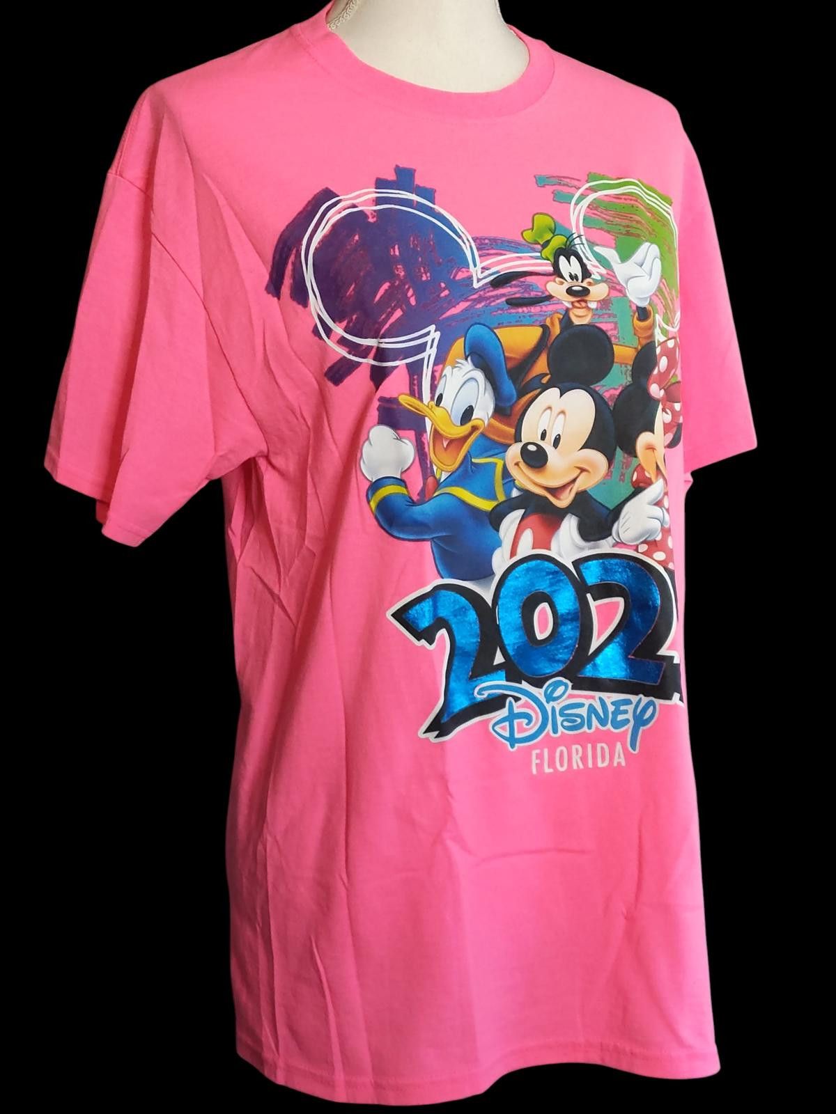 Disney 2021 Disney Florida Pink Graphic T-Shirt with Classic Mickey Size ONE SIZE - 4 Thumbnail