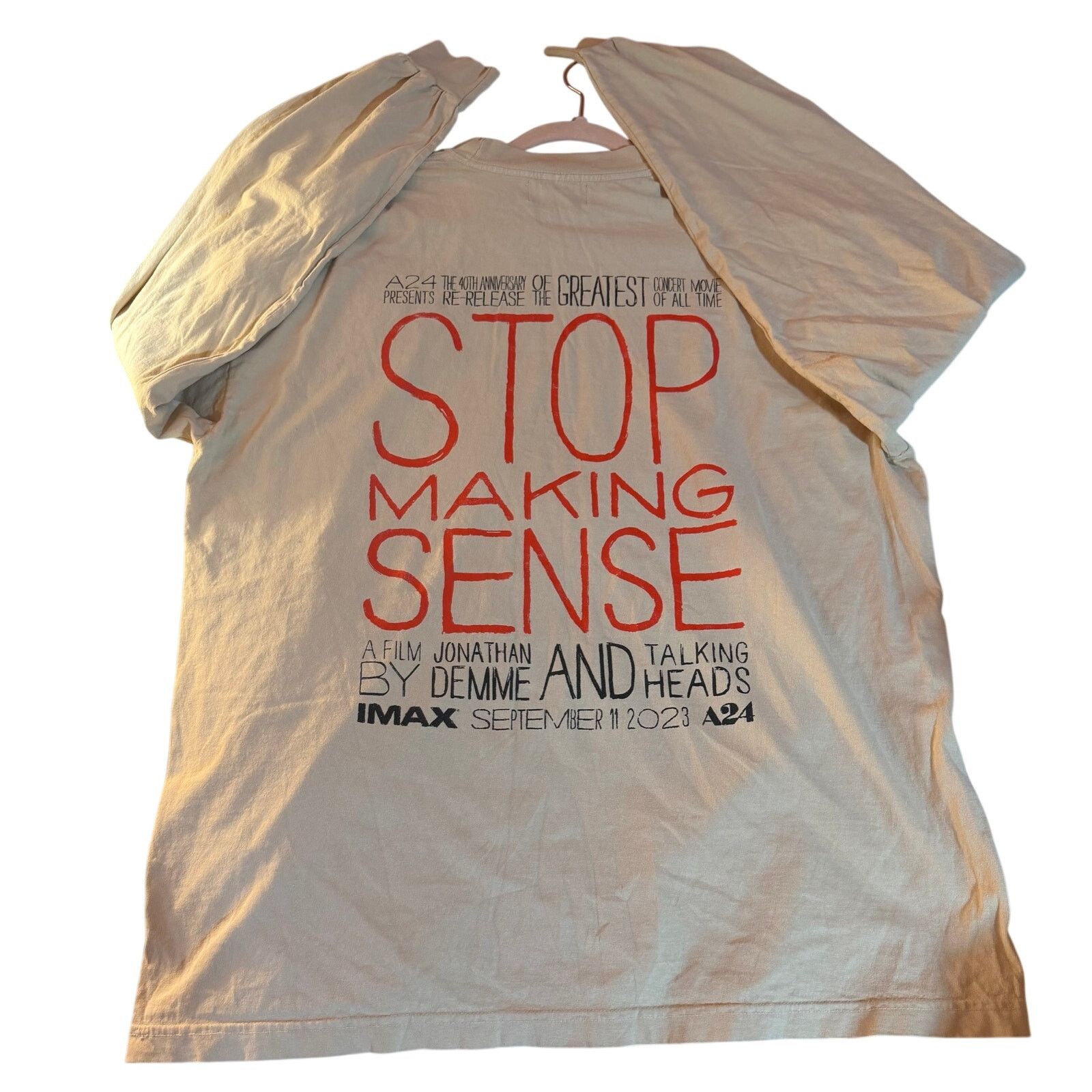 A24 A24 Stop Making Sense IMAX World Premiere Long Sleeve XL Size US XL / EU 56 / 4 - 5 Thumbnail