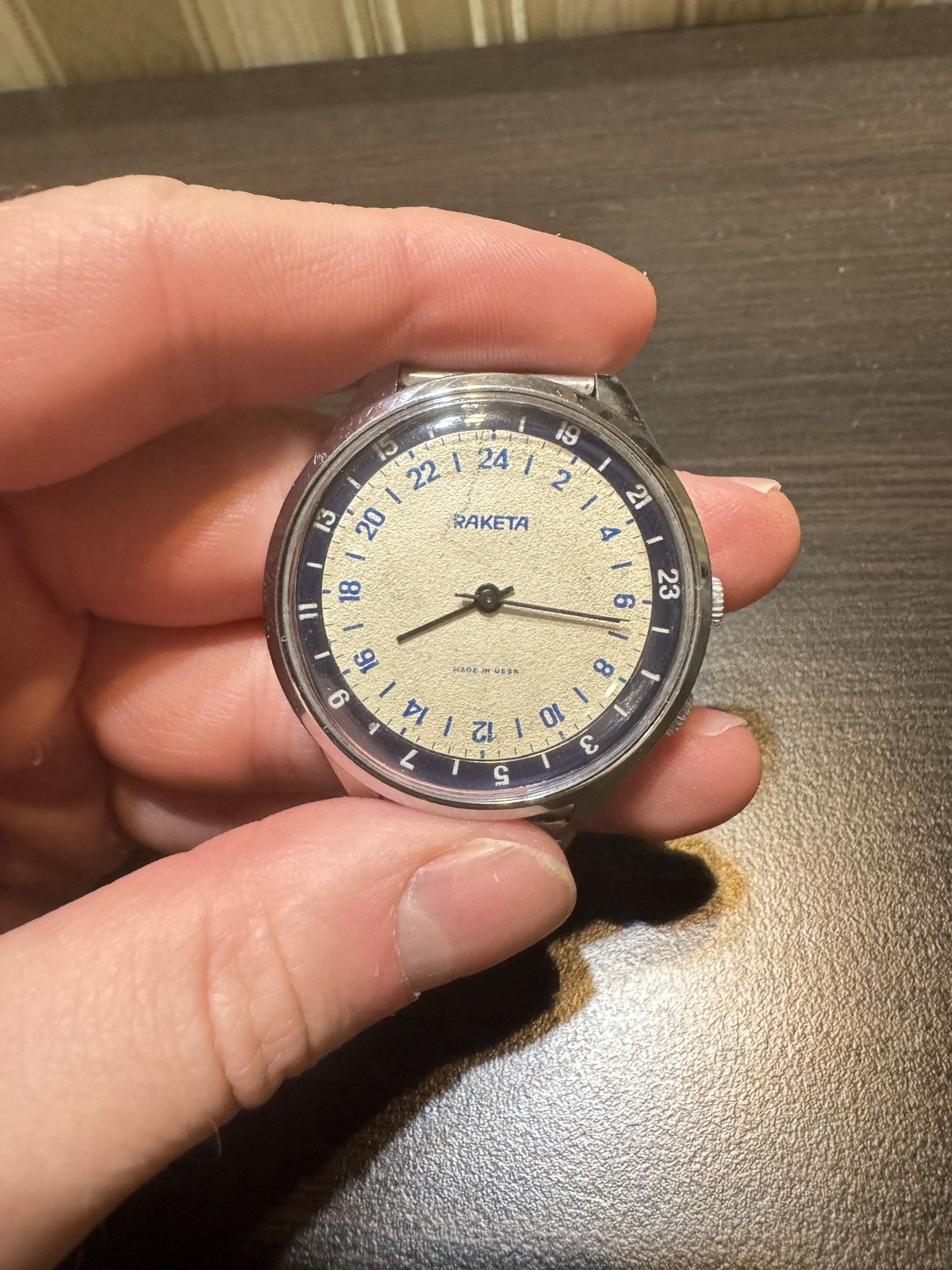 Vintage Raketa Polar Expedition to Antartica Soviet Vintage Watch Size 30 - 8 Thumbnail