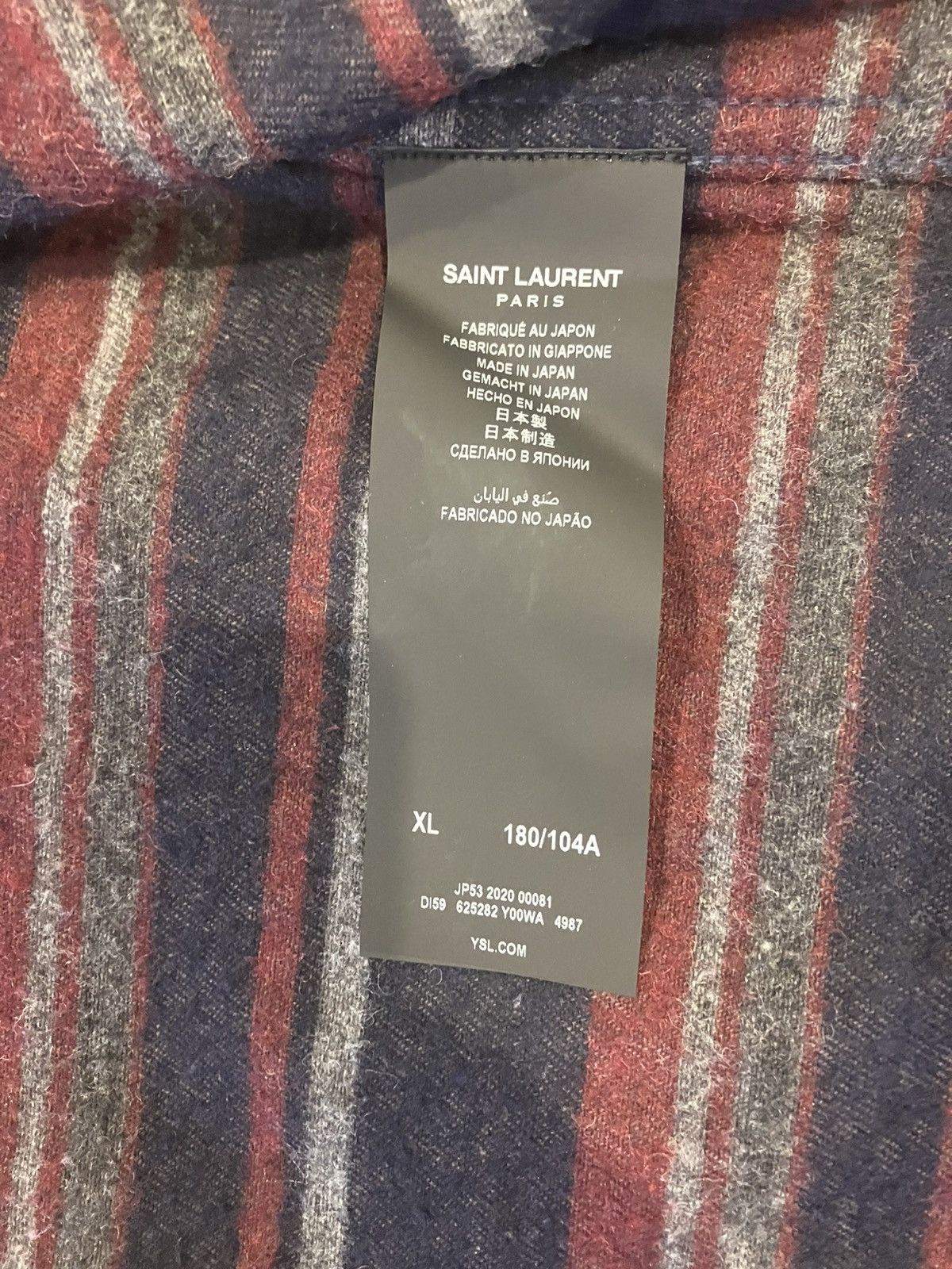 Saint Laurent Paris Saint Laurent jacket Size US XL / EU 56 / 4 - 4 Thumbnail