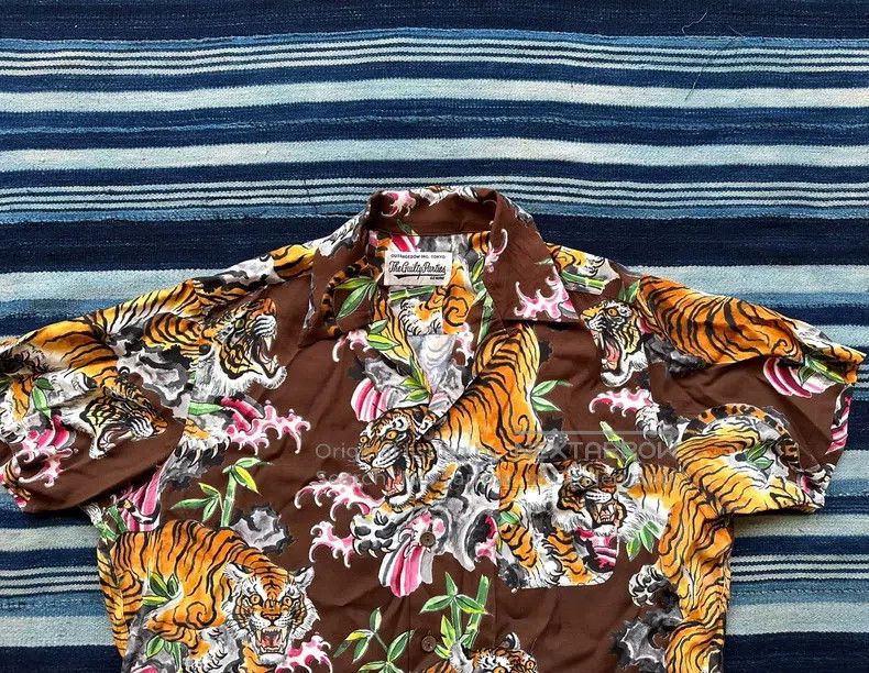 Wacko Maria Wacko Maria Co-branded Tiger Hawaii short-sleeved shirt Size US M / EU 48-50 / 2 - 4 Thumbnail