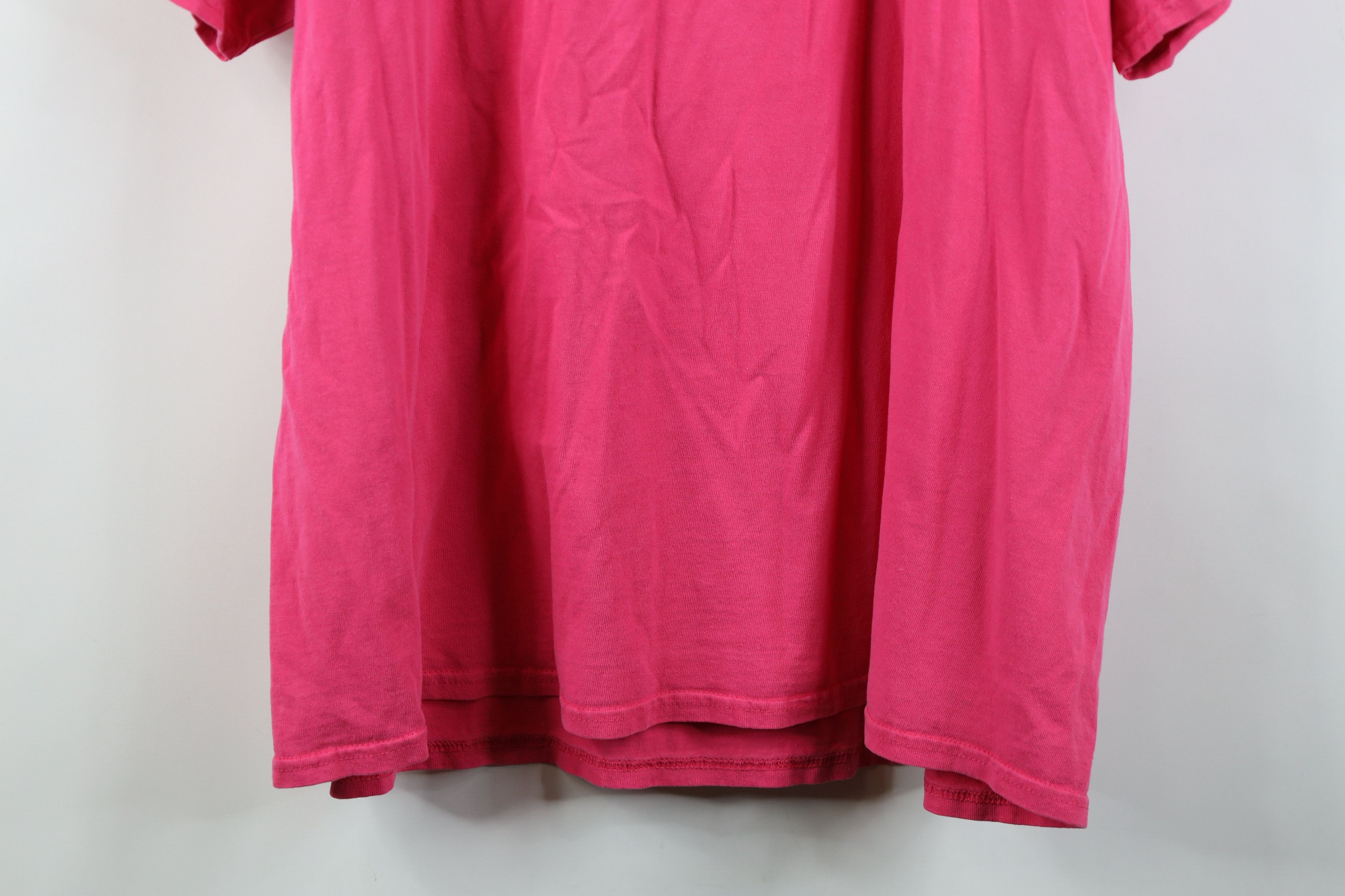 Vintage Vintage 90s Y2K Tupperware Butterfly T-Shirt Pink Cotton Size XXL / US 16-18 / IT 52-54 - 16 Thumbnail