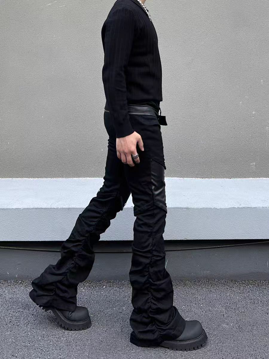 Jean Black flared street jeans Size US 29 - 4 Thumbnail