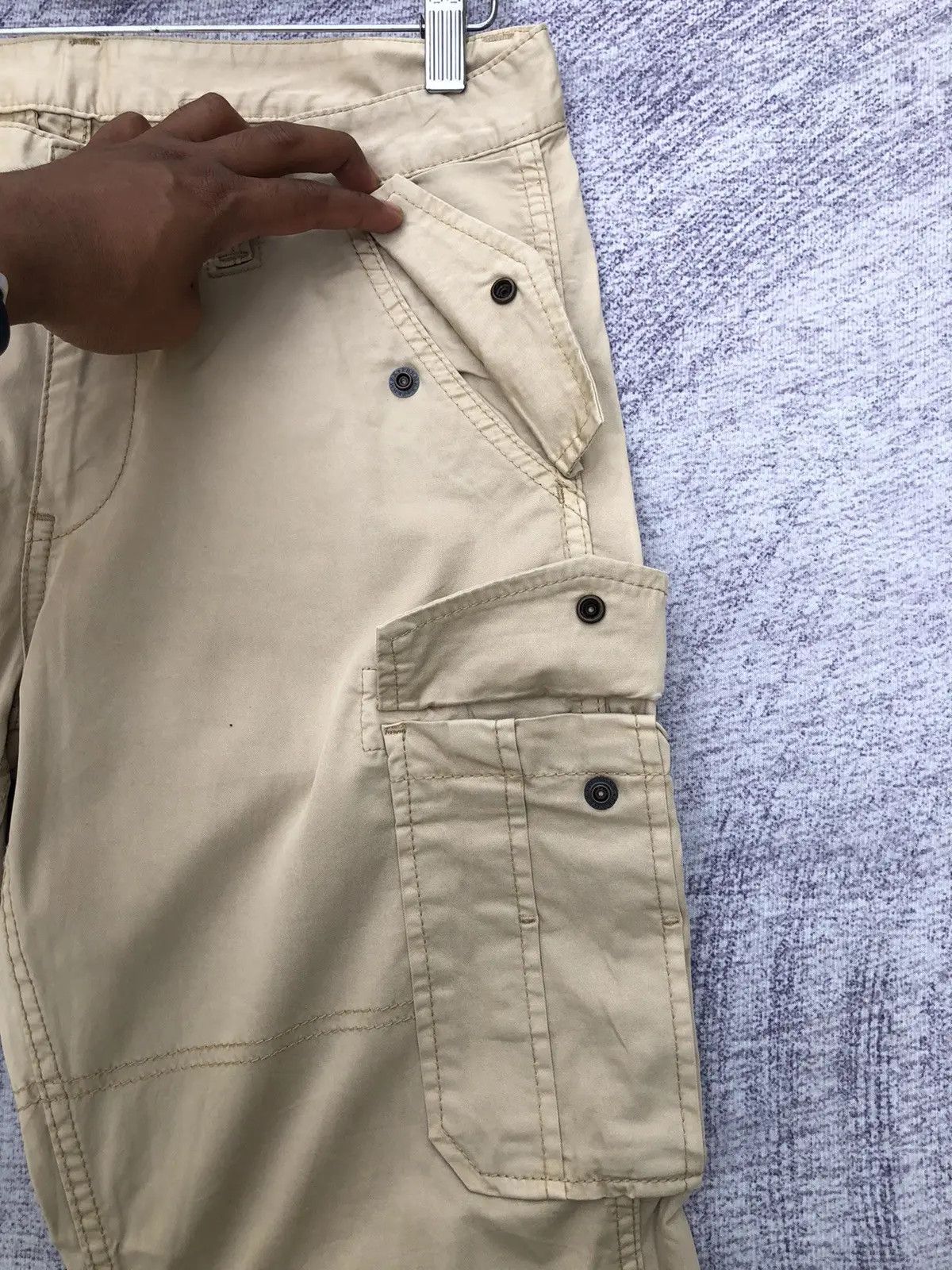 Designer × Japanese Brand Vintge Cargo Multipocket Tactical x Croppes Pant W32 x L37.5 Size US 32 / EU 48 - 7 Thumbnail