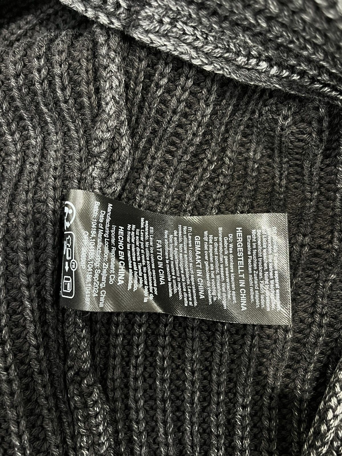 Represent Clo. Represent Ribbed Zip Through Hoodie Size US XXL / EU 58 / 5 - 6 Thumbnail