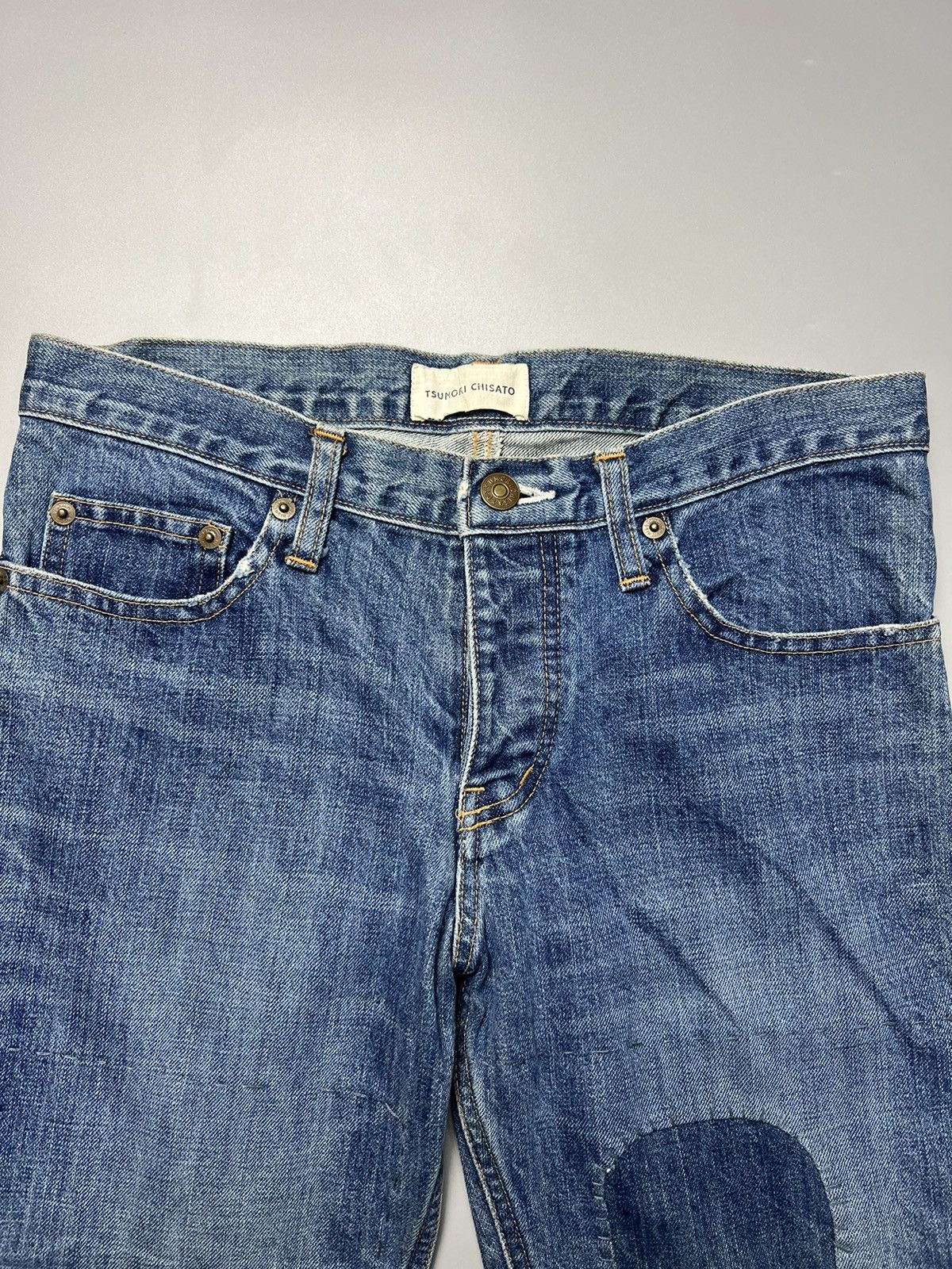 Issey Miyake × Tsumori Chisato Vintage Tsumori Chisato by IsseyMiyake Patchwork Denim Size US 30 / EU 46 - 8 Thumbnail